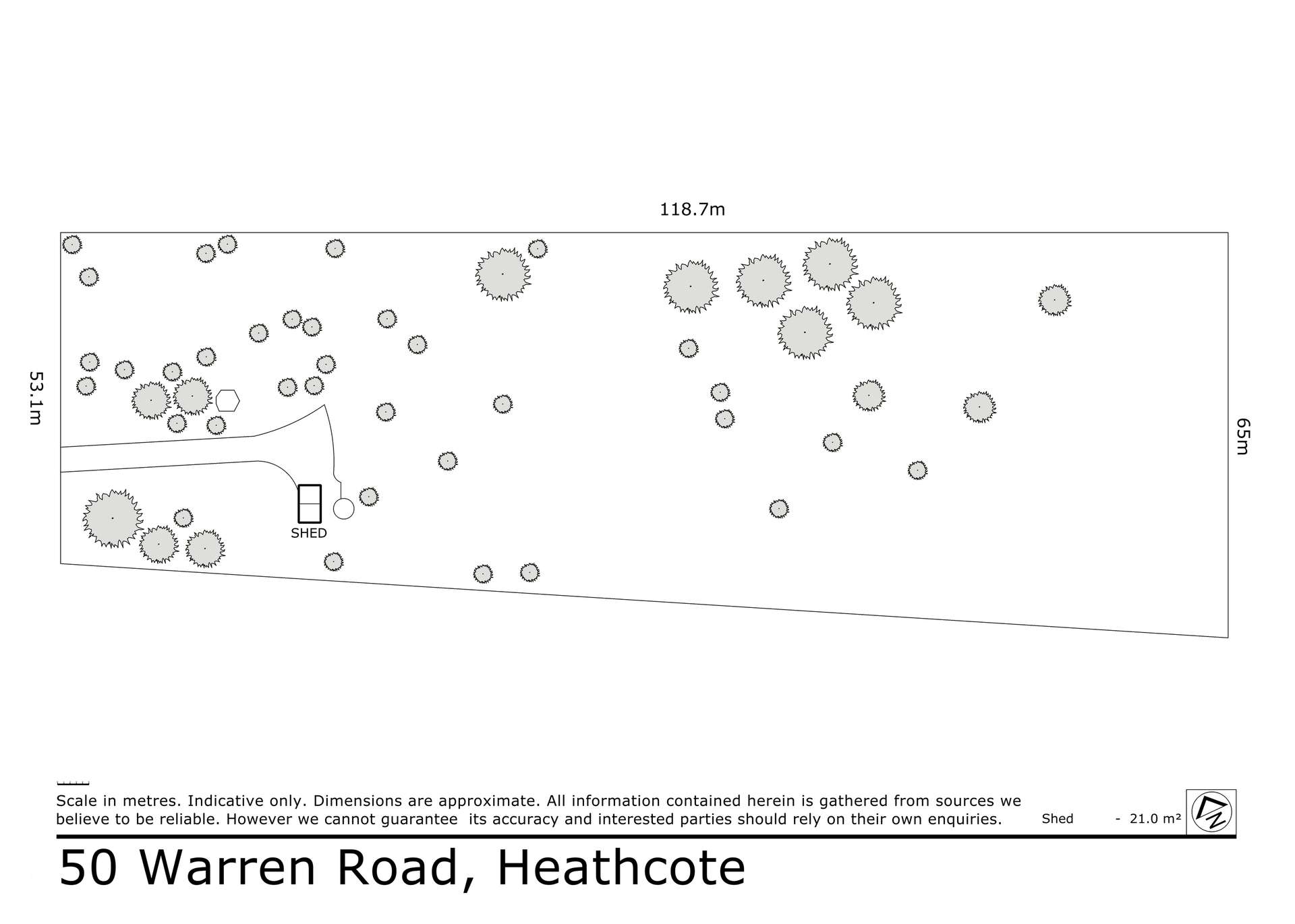 50 Warren Road, Heathcote For Sale by Farmbuy.com - floorplan 2