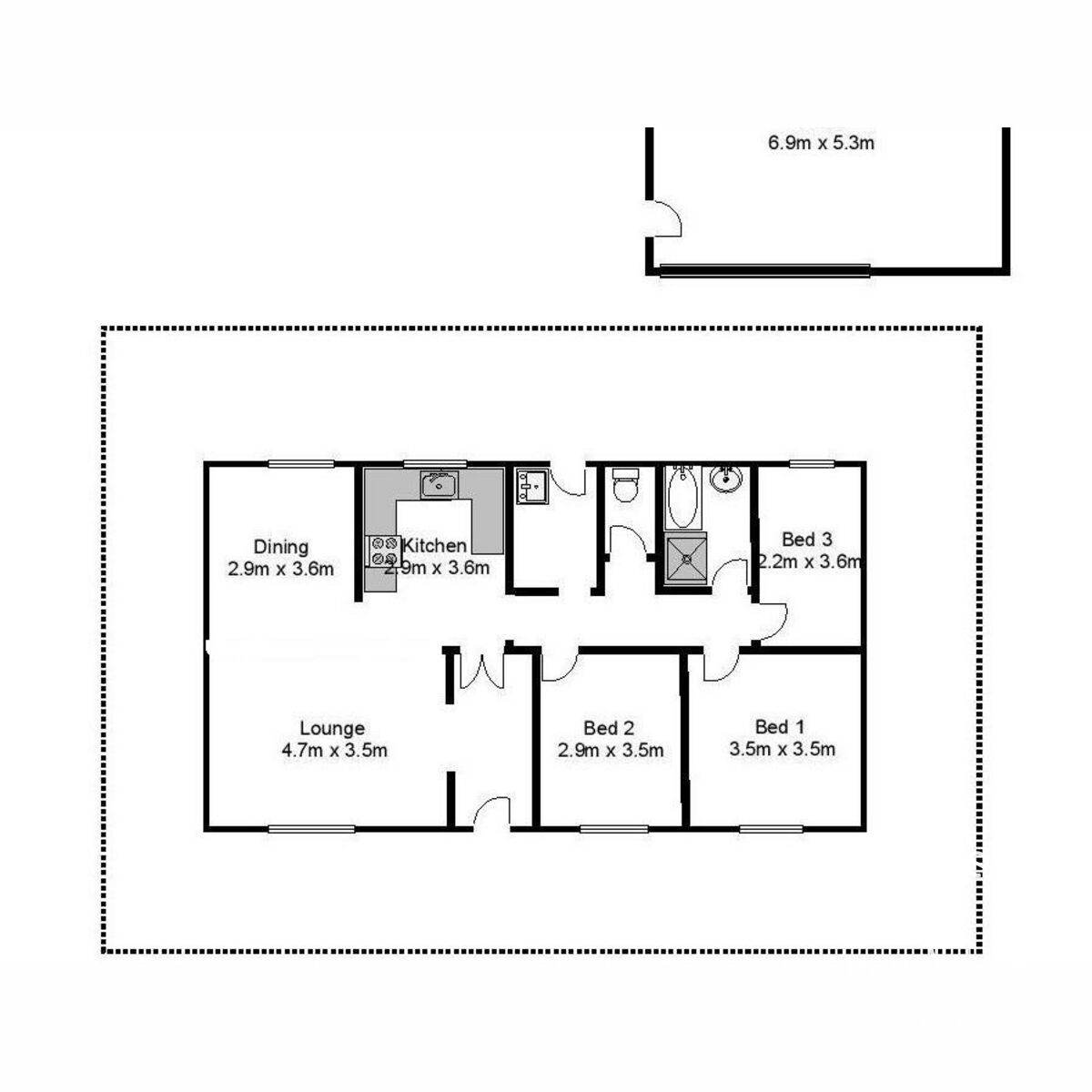 38 Ridley Road, Mannum Sold by Farmbuy.com - floorplan 1