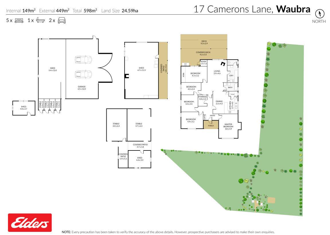 17 Camerons Lane, Waubra For Sale by Farmbuy.com - floorplan 1