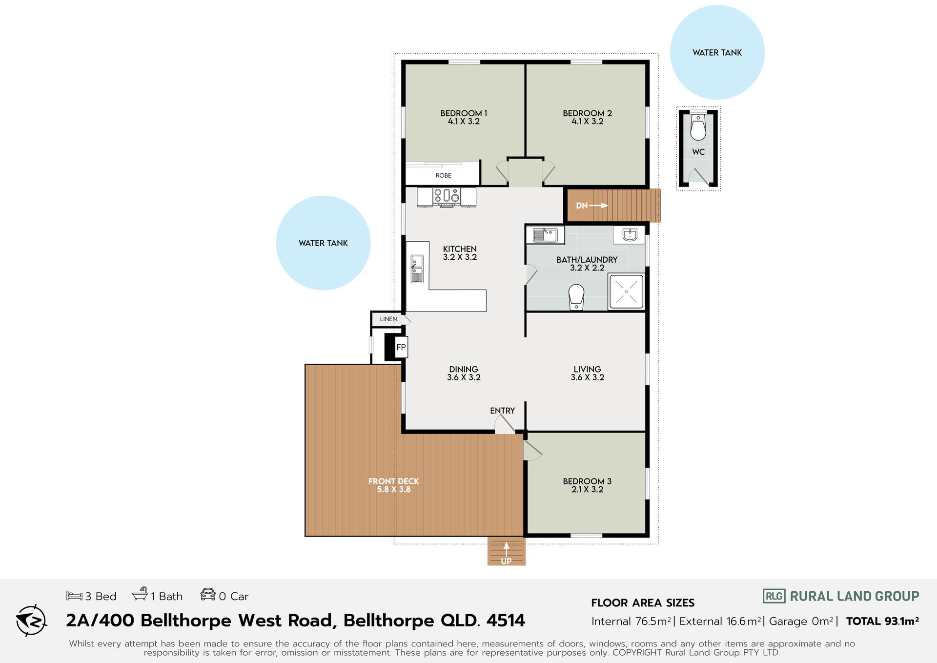 2/400 Bellthopre West Road, Bellthorpe Sold by Farmbuy.com - floorplan 2