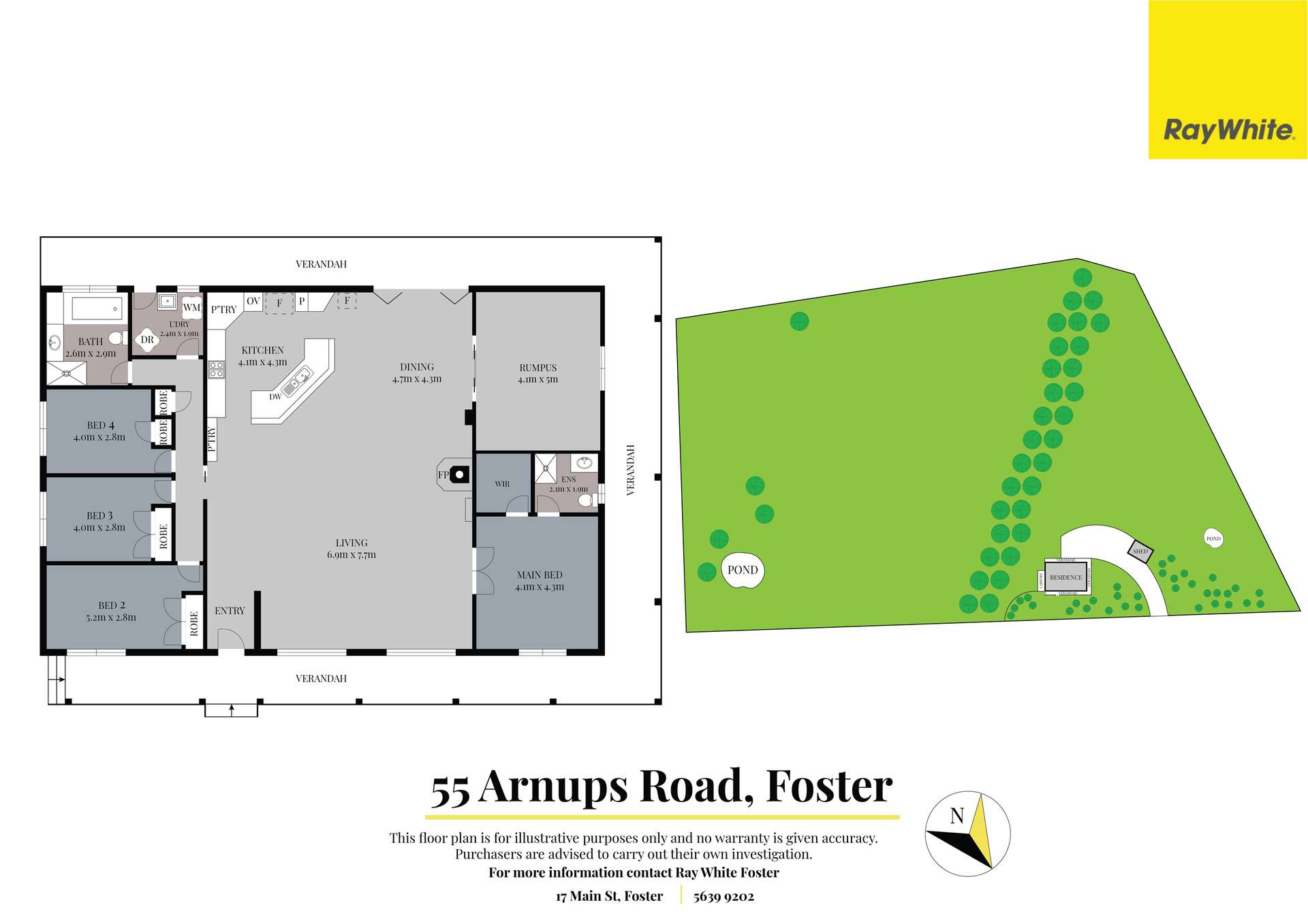 55 Arnups Rd, Foster For Sale by Farmbuy.com - floorplan 1