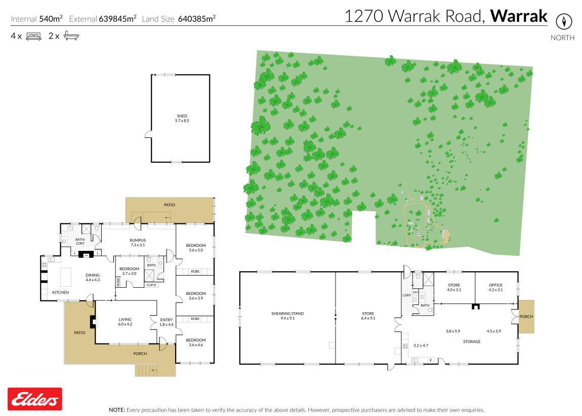 1270 Warrak Road, Warrak For Sale by Farmbuy.com - floorplan 1