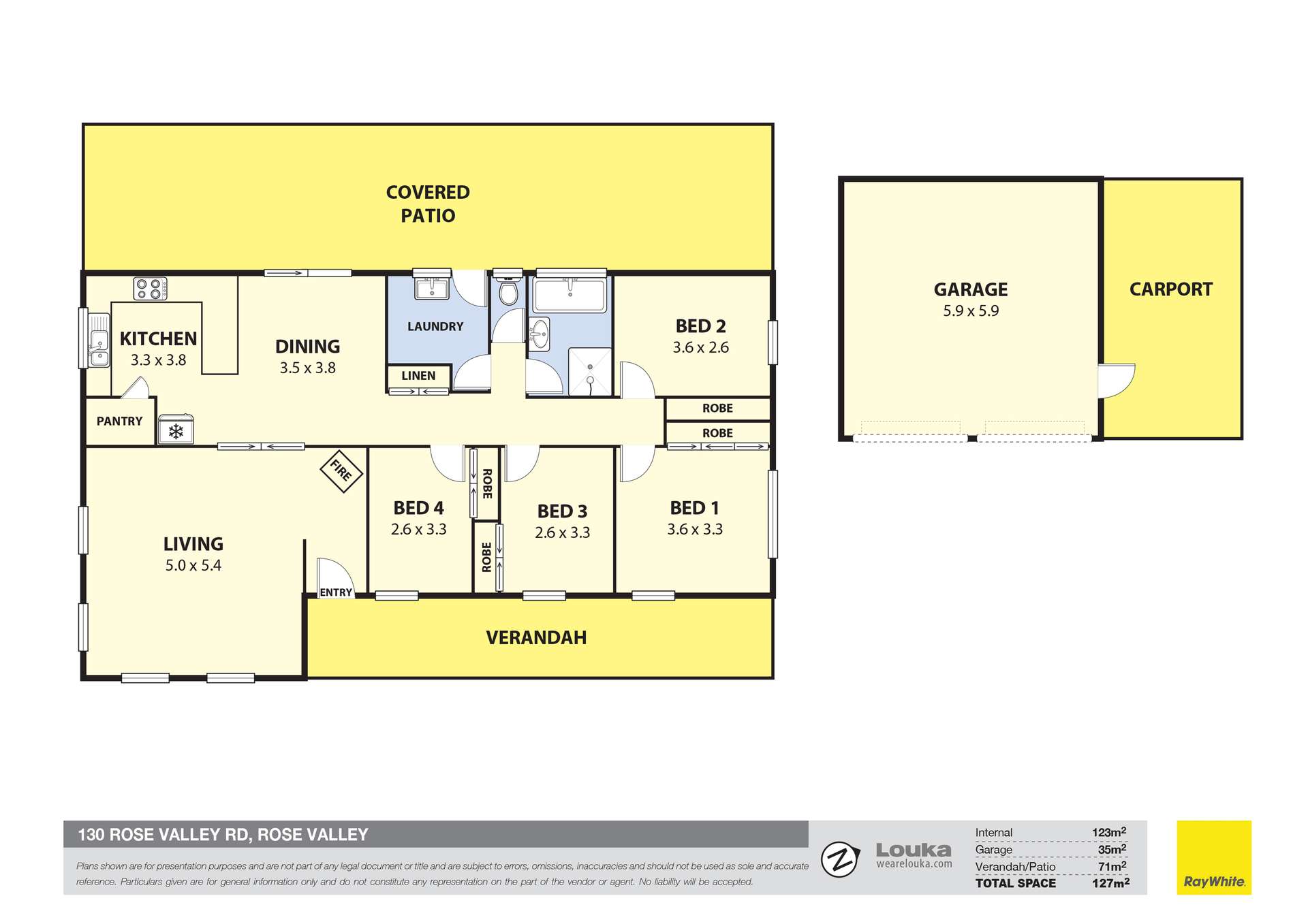 'The Hill Block' 130 Rose Valley Road, Rose Valley For Sale by Farmbuy.com - floorplan 1