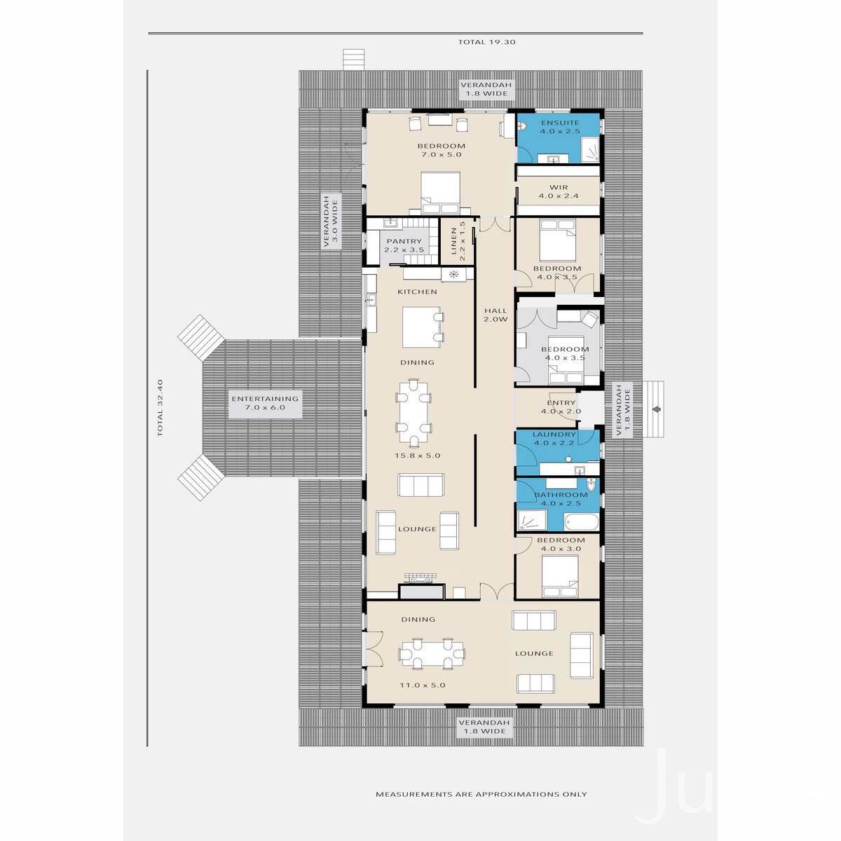 232A Fernhill Road, Dalwood For Sale by Farmbuy.com - floorplan 1