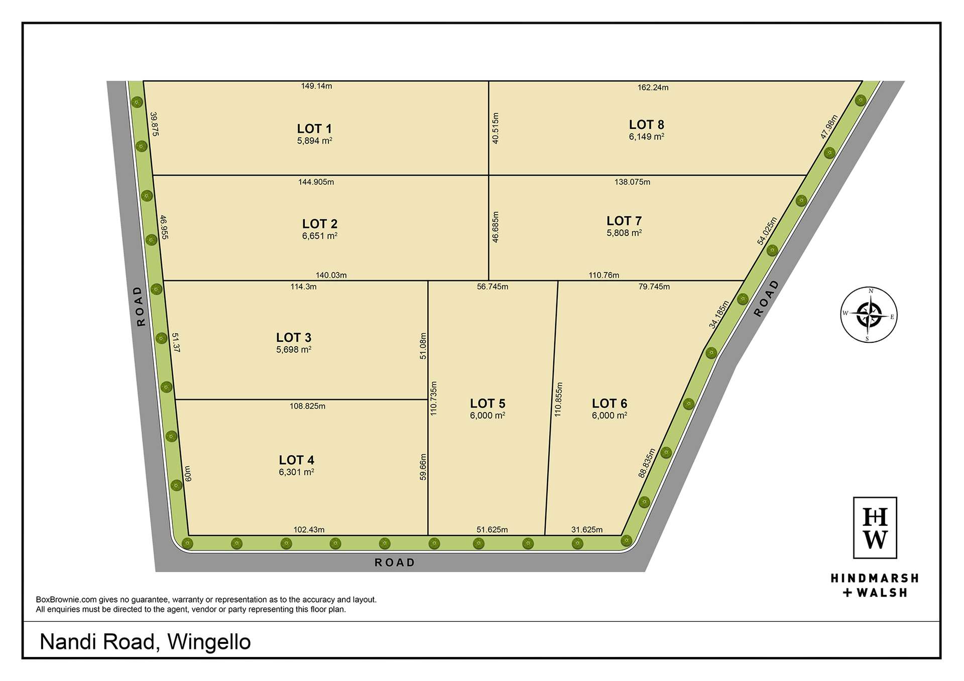 Lot 1 - 8,  Wildwood/Nandi/Wattlebird, Wingello For Sale by Farmbuy.com - floorplan 2