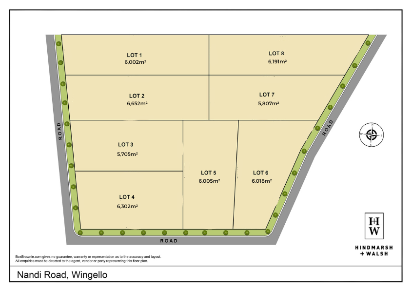Lot 1 - 8,  Wildwood/Nandi/Wattlebird, Wingello For Sale by Farmbuy.com - floorplan 1