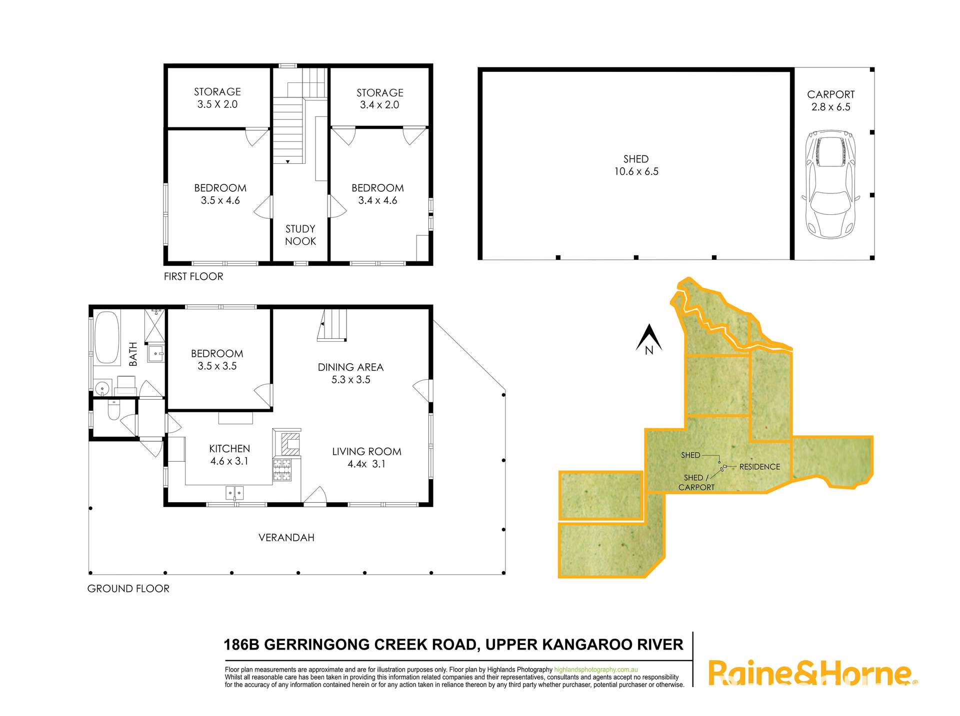 Kangaroo Valley Sold by Farmbuy.com - floorplan 1