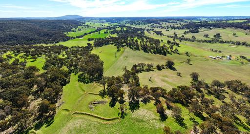 Farm For Sale - WA - Quindanning - 6391 - Kyellen Farm, Quindanning-Darkan Road - highly scenic farm in strong rainfall area. 