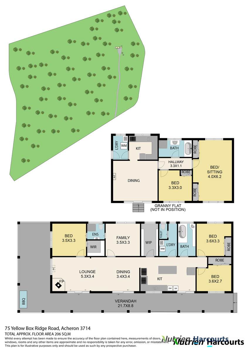 75 Yellow Box Ridge Road, Acheron For Sale by Farmbuy.com - floorplan 1