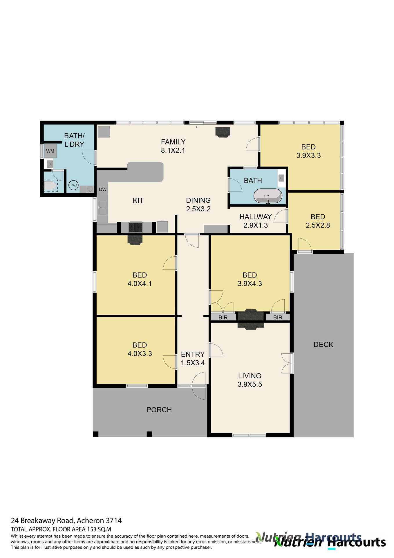 24 Breakaway Road, Acheron Sold by Farmbuy.com - floorplan 1