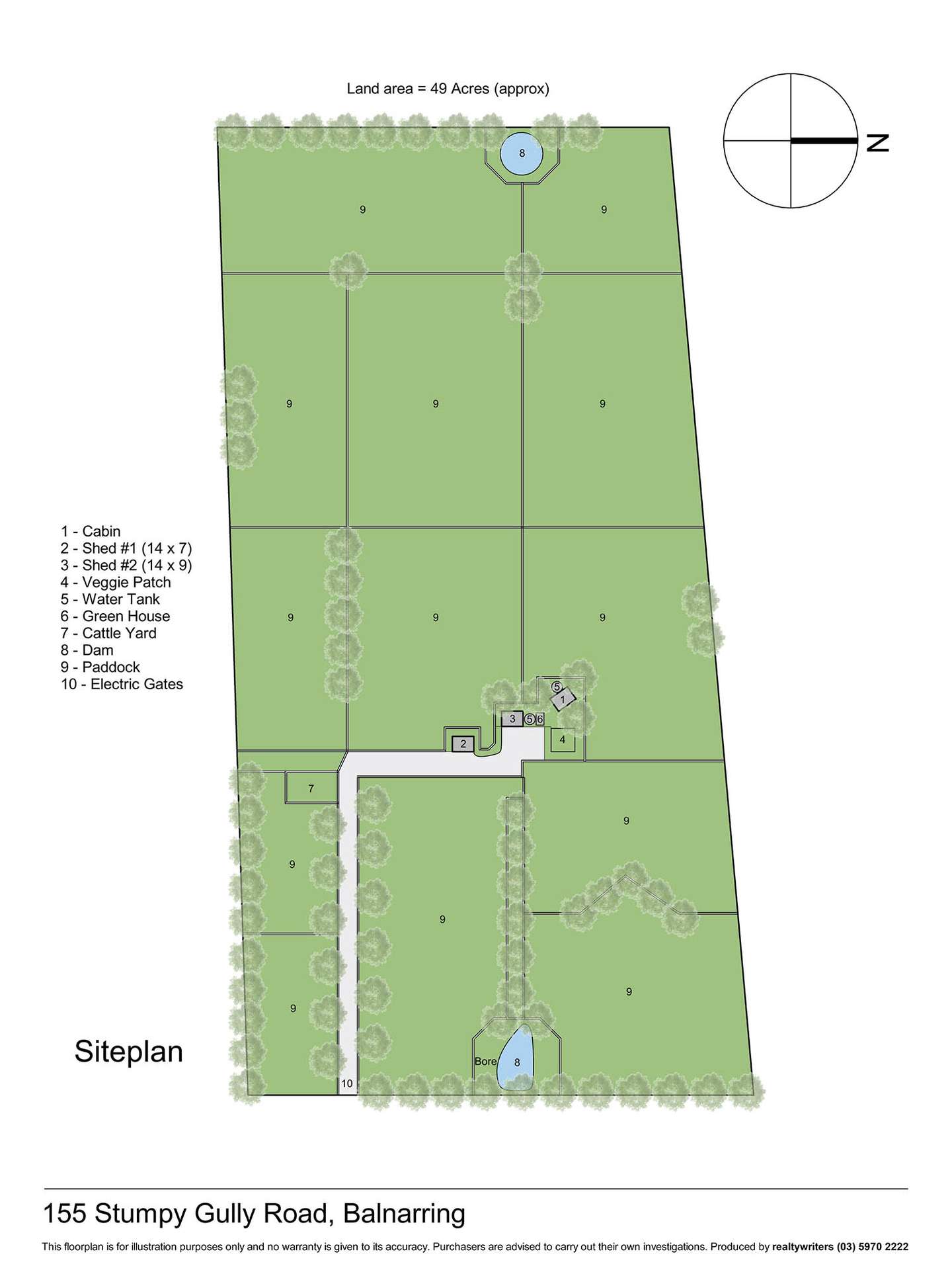 155 Stumpy Gully Road, Balnarring For Sale by Farmbuy.com - floorplan 2
