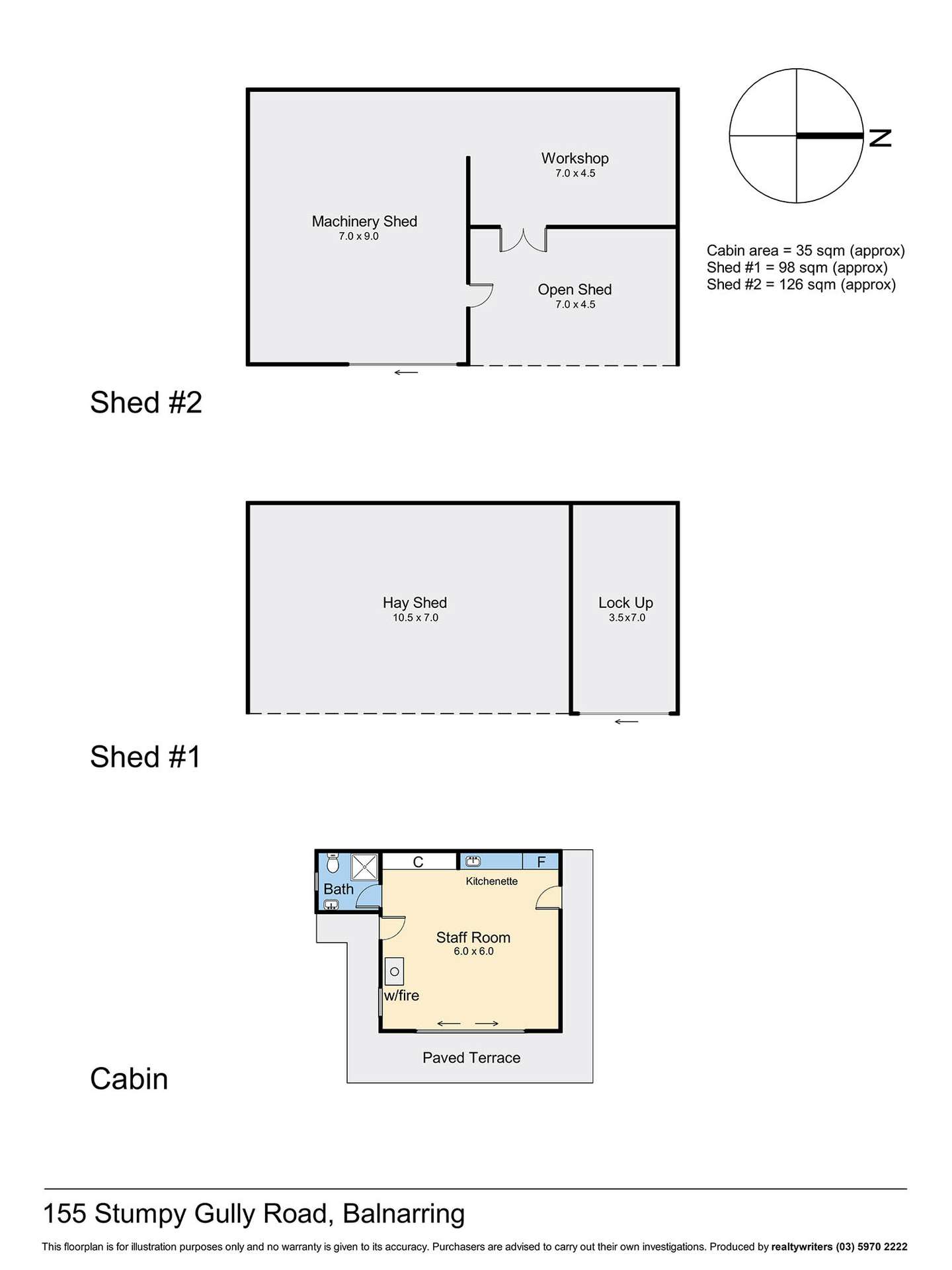 155 Stumpy Gully Road, Balnarring For Sale by Farmbuy.com - floorplan 1