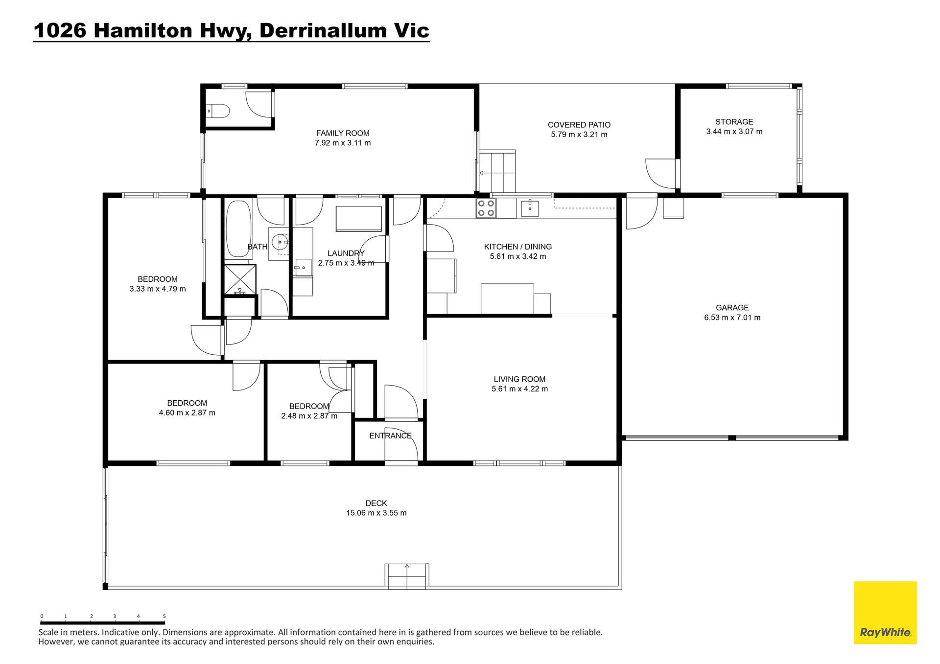 1026 Hamilton Highway, Derrinallum For Sale by Farmbuy.com - floorplan 1