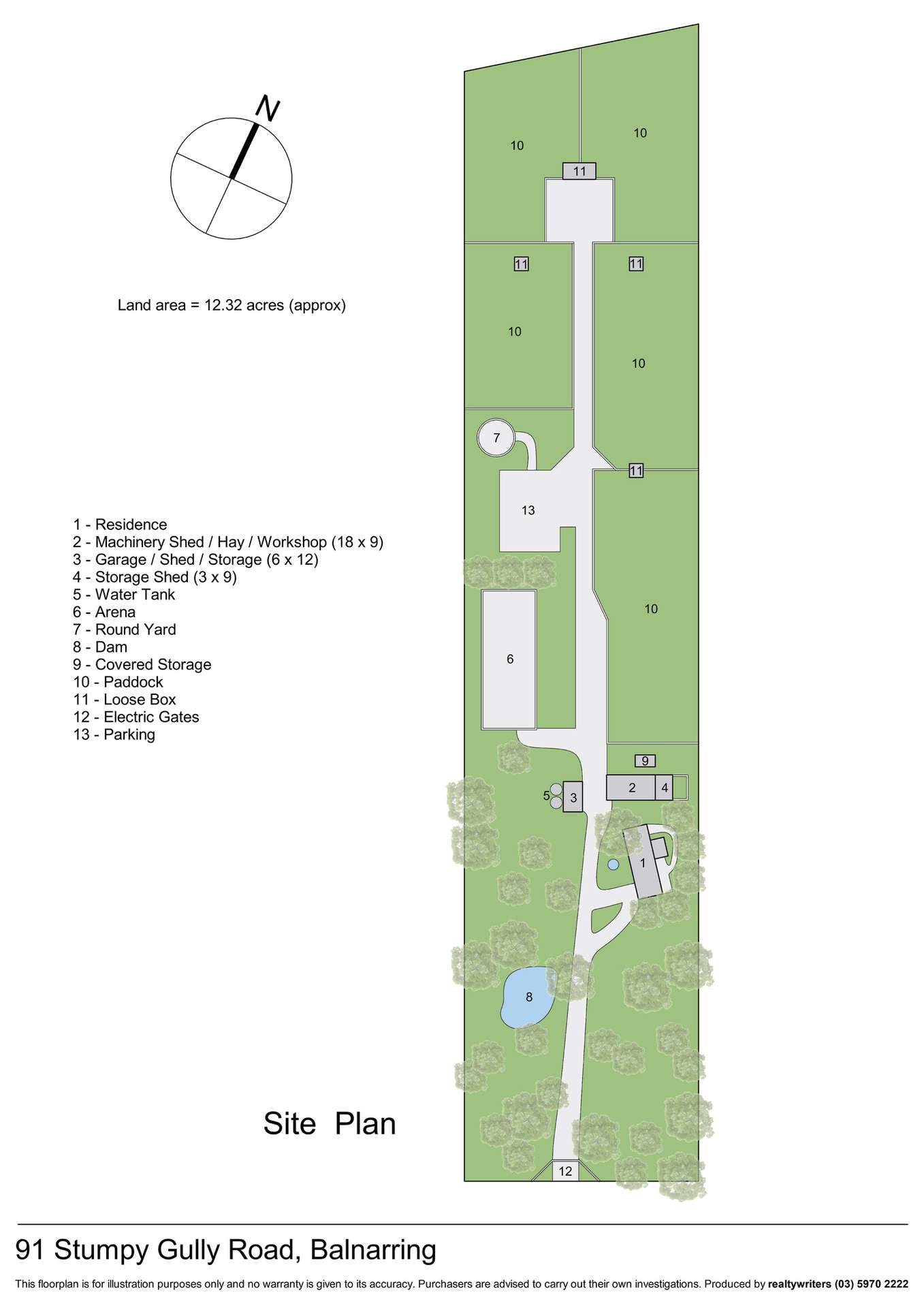 91 Stumpy Gully Road, Balnarring For Sale by Farmbuy.com - floorplan 2