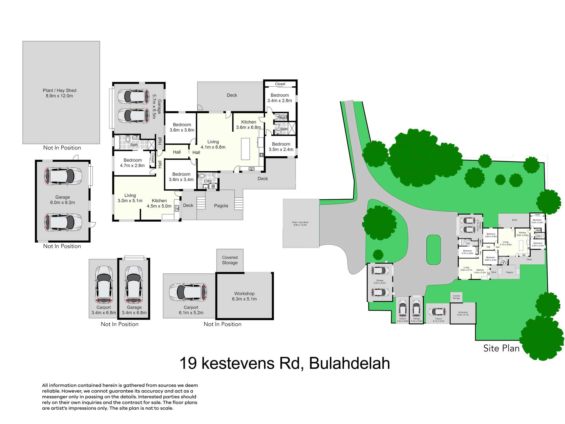 19 Kestevens Road, Bulahdelah For Sale by Farmbuy.com - floorplan 1
