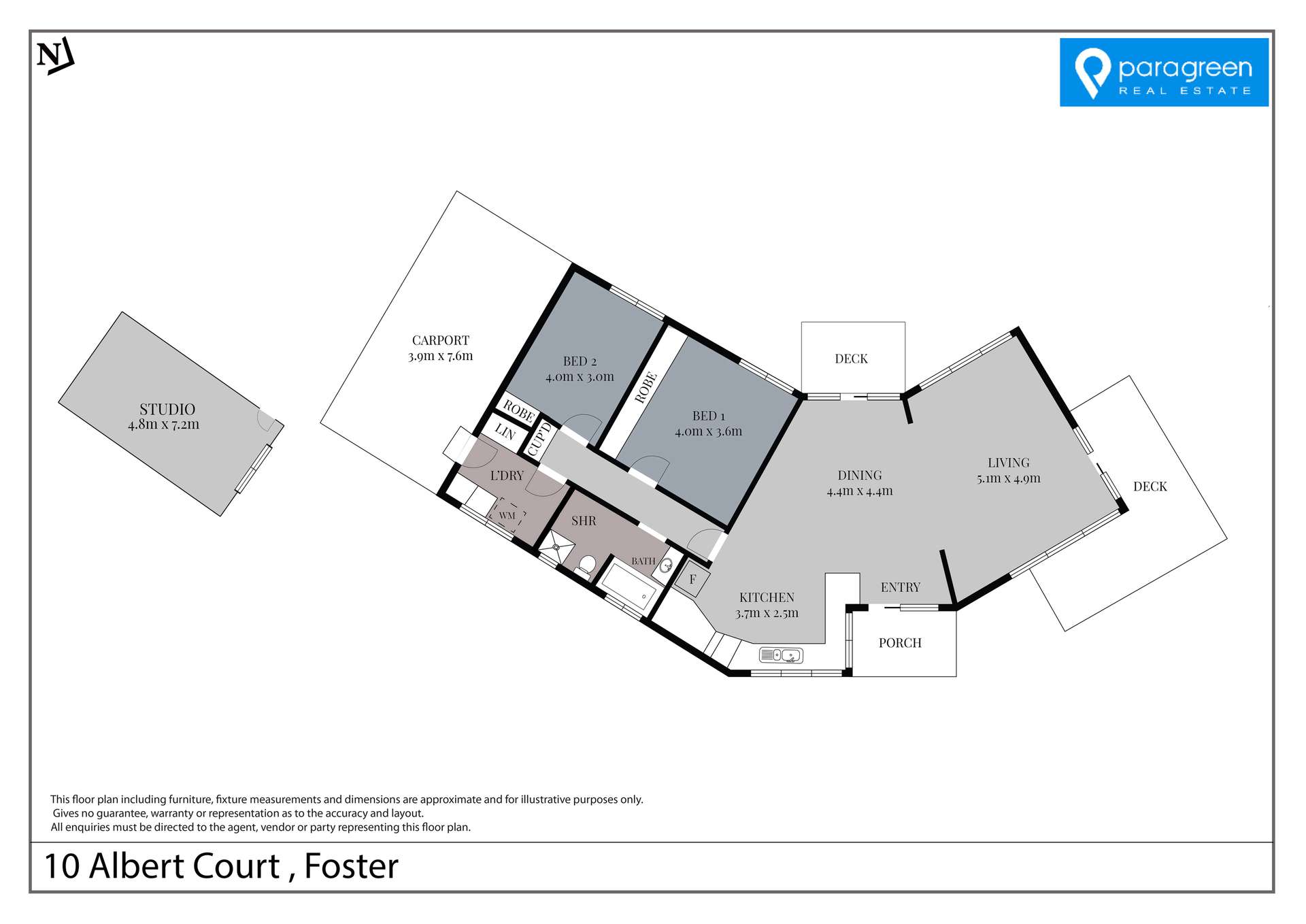 10 Albert Court, Foster For Sale by Farmbuy.com - floorplan 1