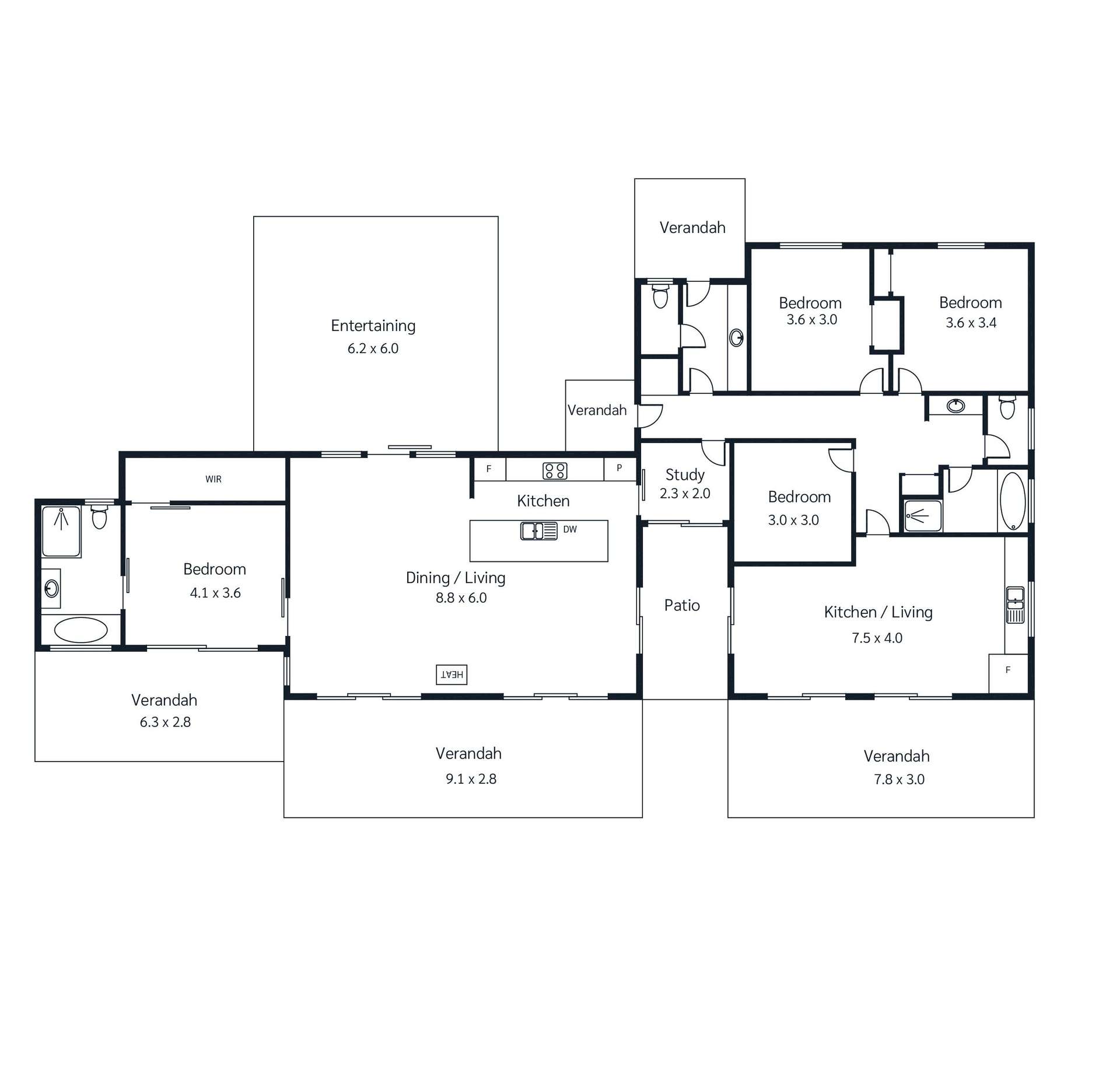 17445 Yorke Hwy, Marion Bay For Sale by Farmbuy.com - floorplan 1