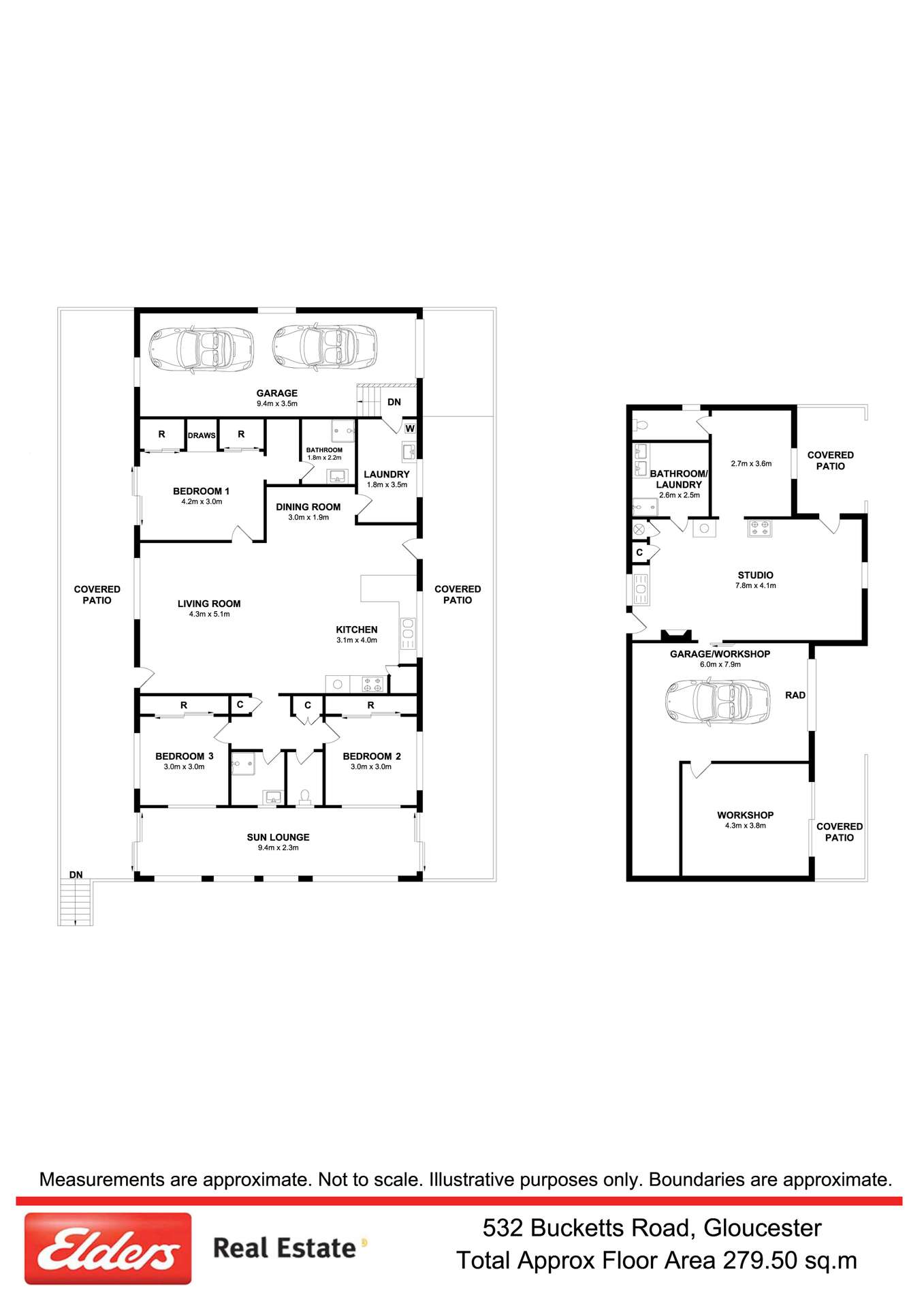 532 Bucketts Road, Gloucester Sold by Farmbuy.com - floorplan 1