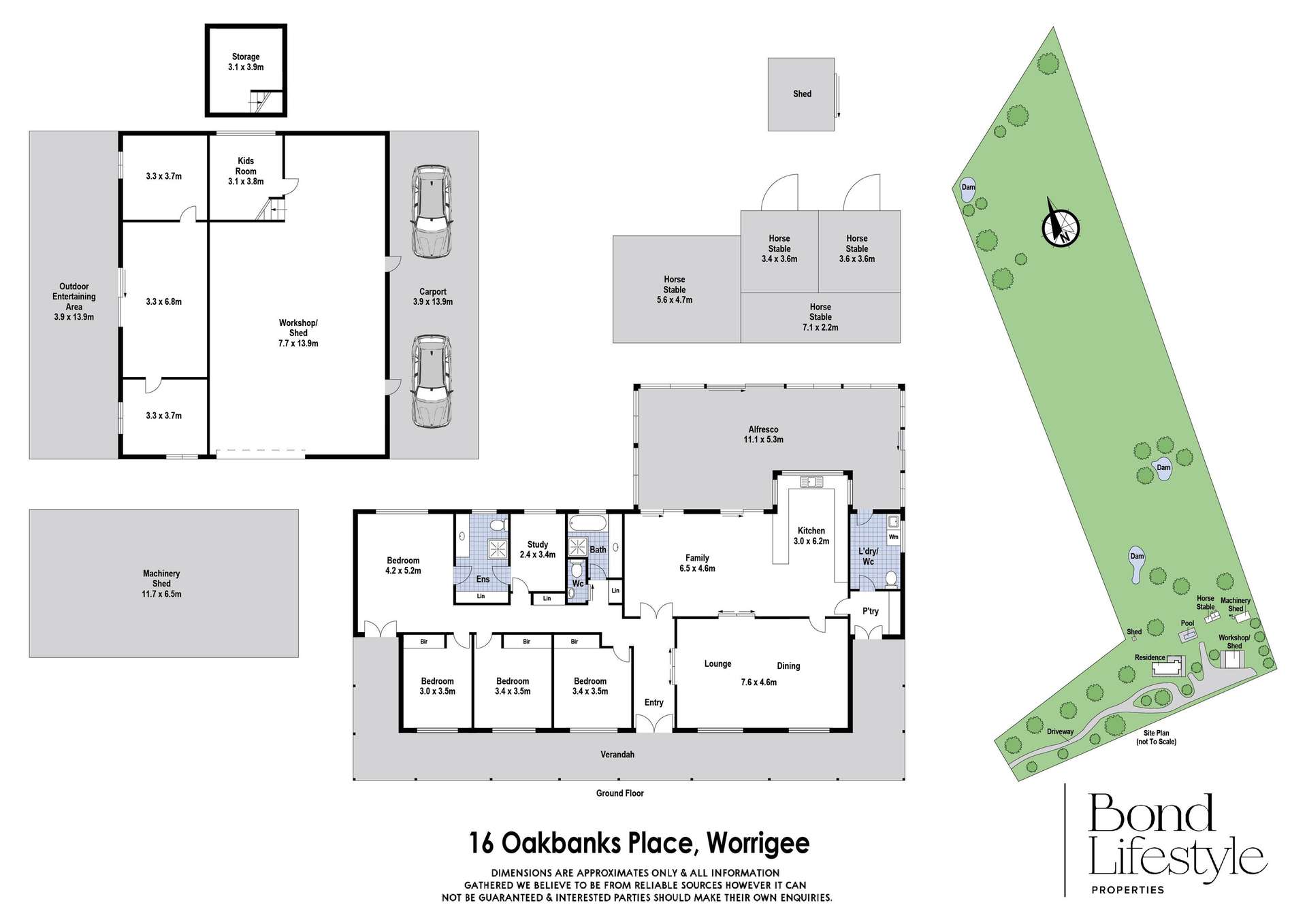 16 Oakbanks Place, Worrigee For Sale by Farmbuy.com - floorplan 1