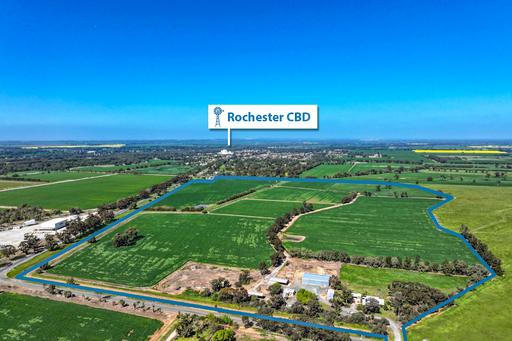 Farm For Sale - VIC - Rochester - 3561 - INDUSTRIAL SHED, MODERN HOME, GROUNDWATER IRRIGATION 
