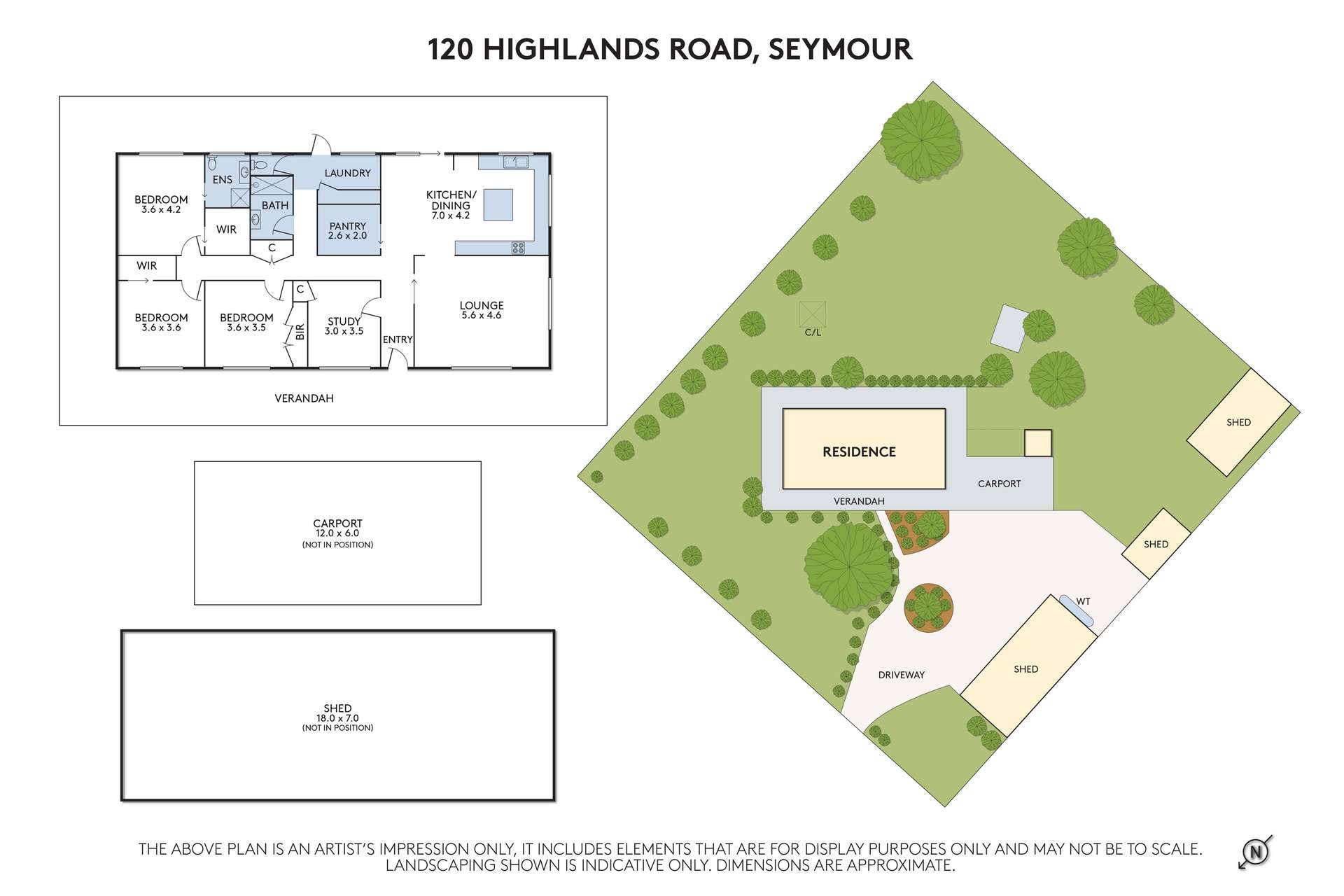 120 HIGHLANDS ROAD, Seymour For Sale by Farmbuy.com - floorplan 1