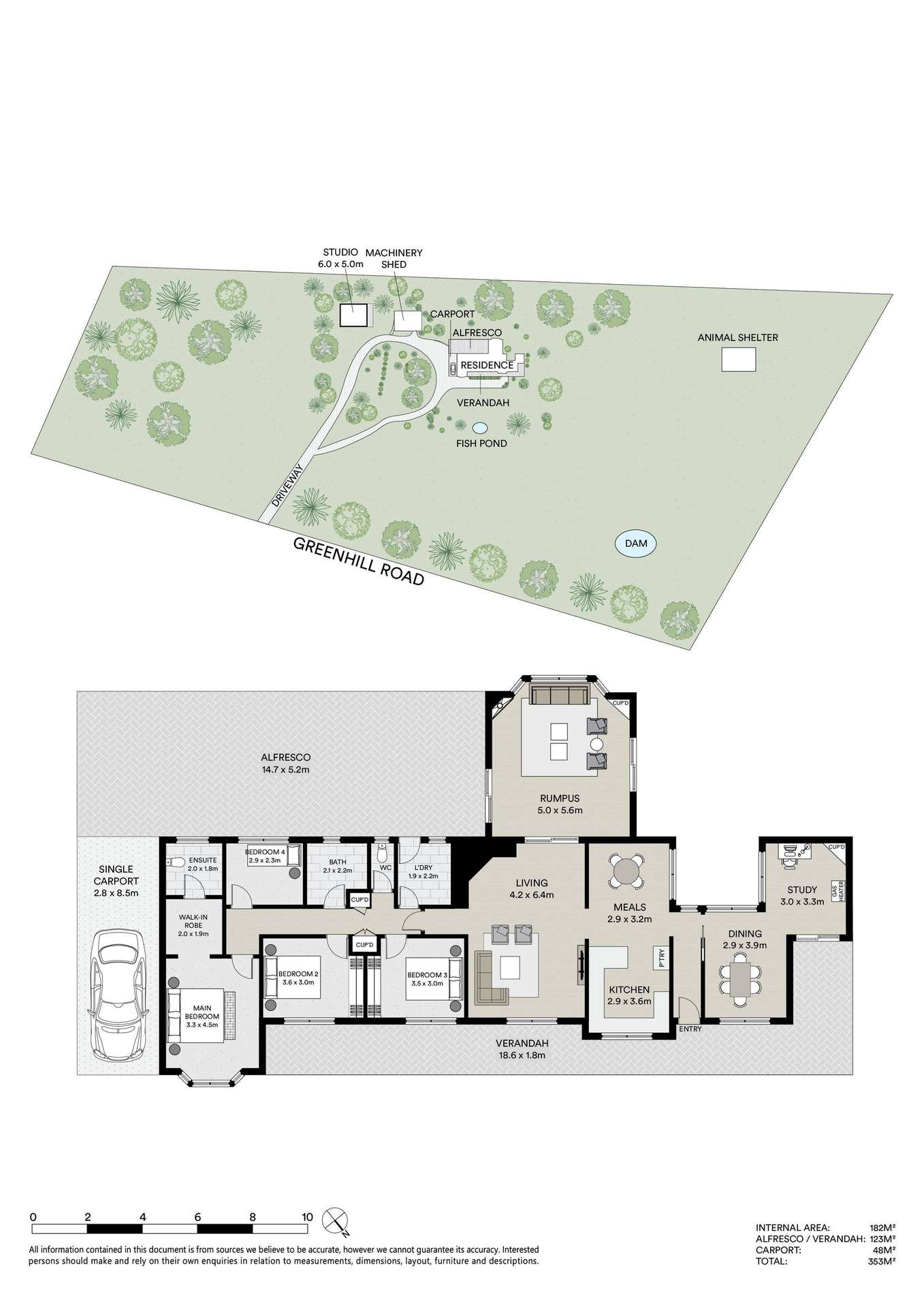 278 Greenhill Road, Mount Helen For Sale by Farmbuy.com - floorplan 2