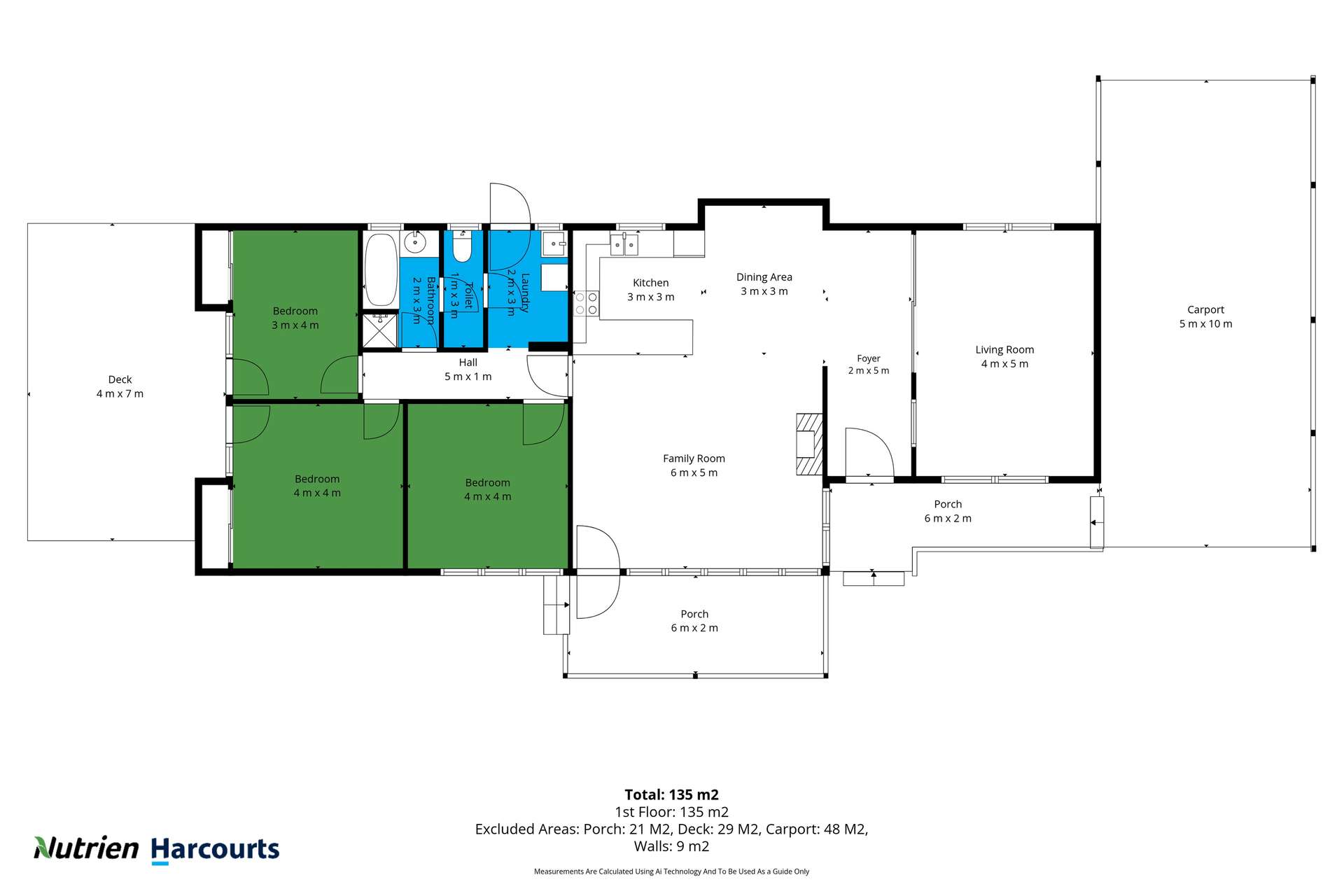 180 Holmans Road, Yarram For Sale by Farmbuy.com - floorplan 1