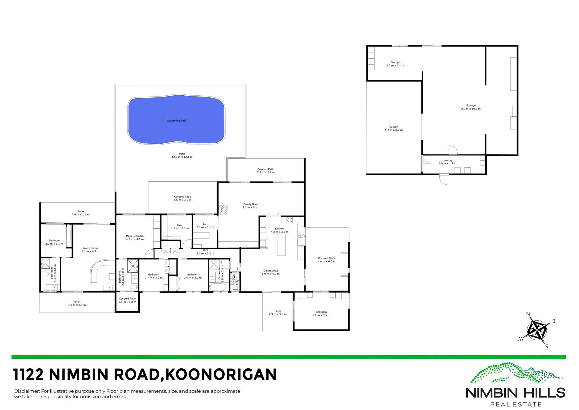 1122 Nimbin Road, Koonorigan For Sale by Farmbuy.com - floorplan 1