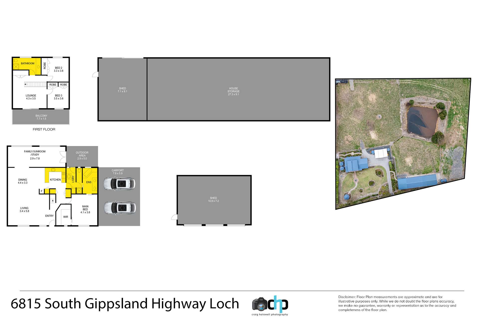 6815 South Gippsland Highway, Loch Sold by Farmbuy.com - floorplan 1