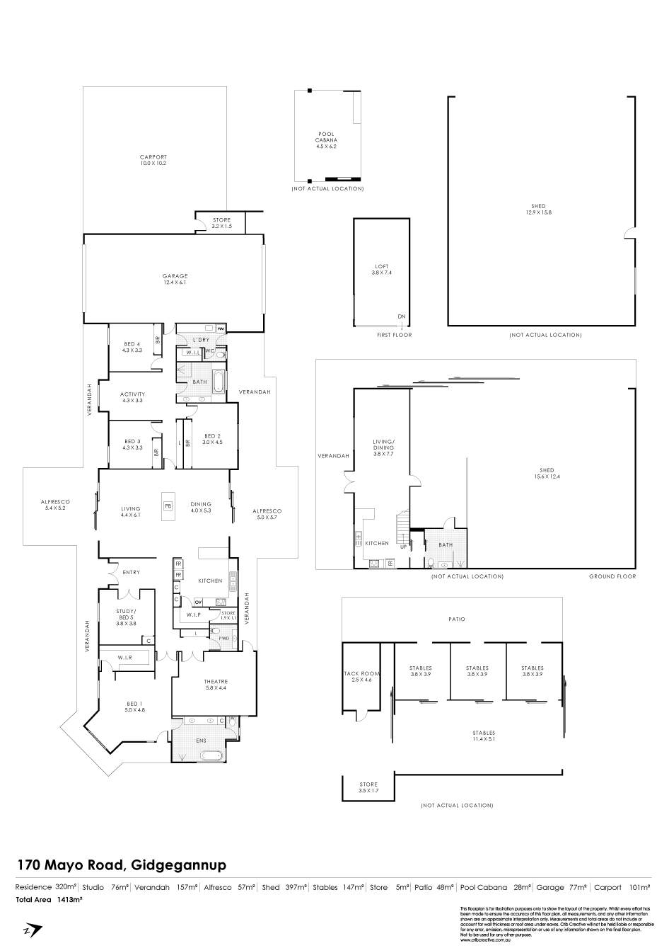 170 Mayo Road, Gidgegannup For Sale by Farmbuy.com - floorplan 1