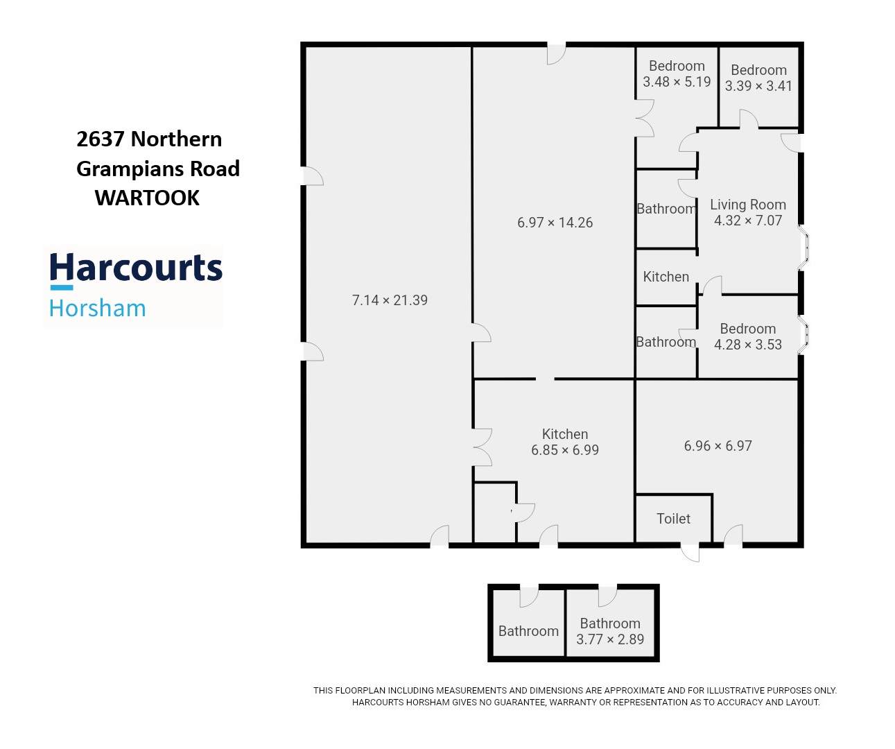 2637 Northern Grampians Road, Wartook For Sale by Farmbuy.com - floorplan 1