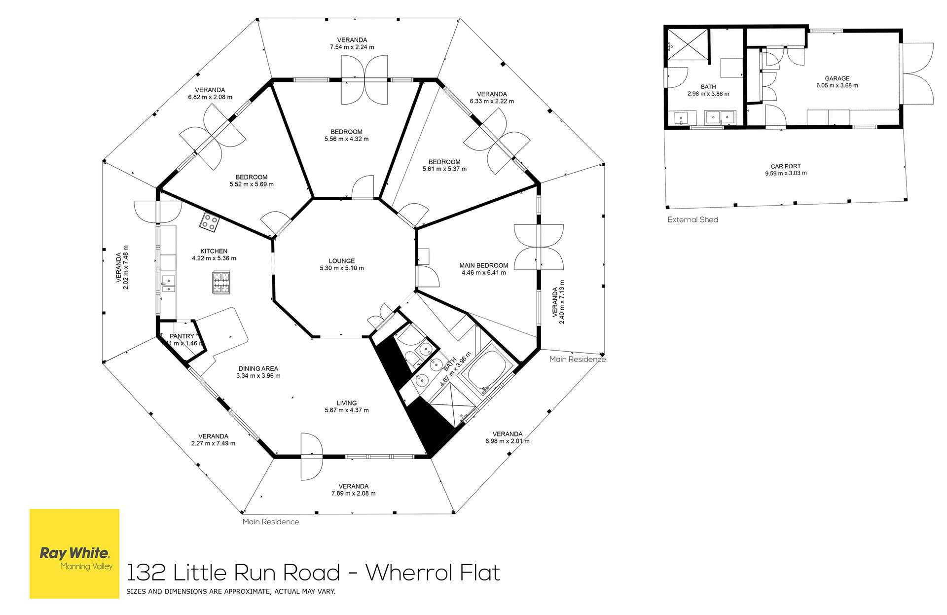 132 Little Run Road, Wherrol Flat For Sale by Farmbuy.com - floorplan 1