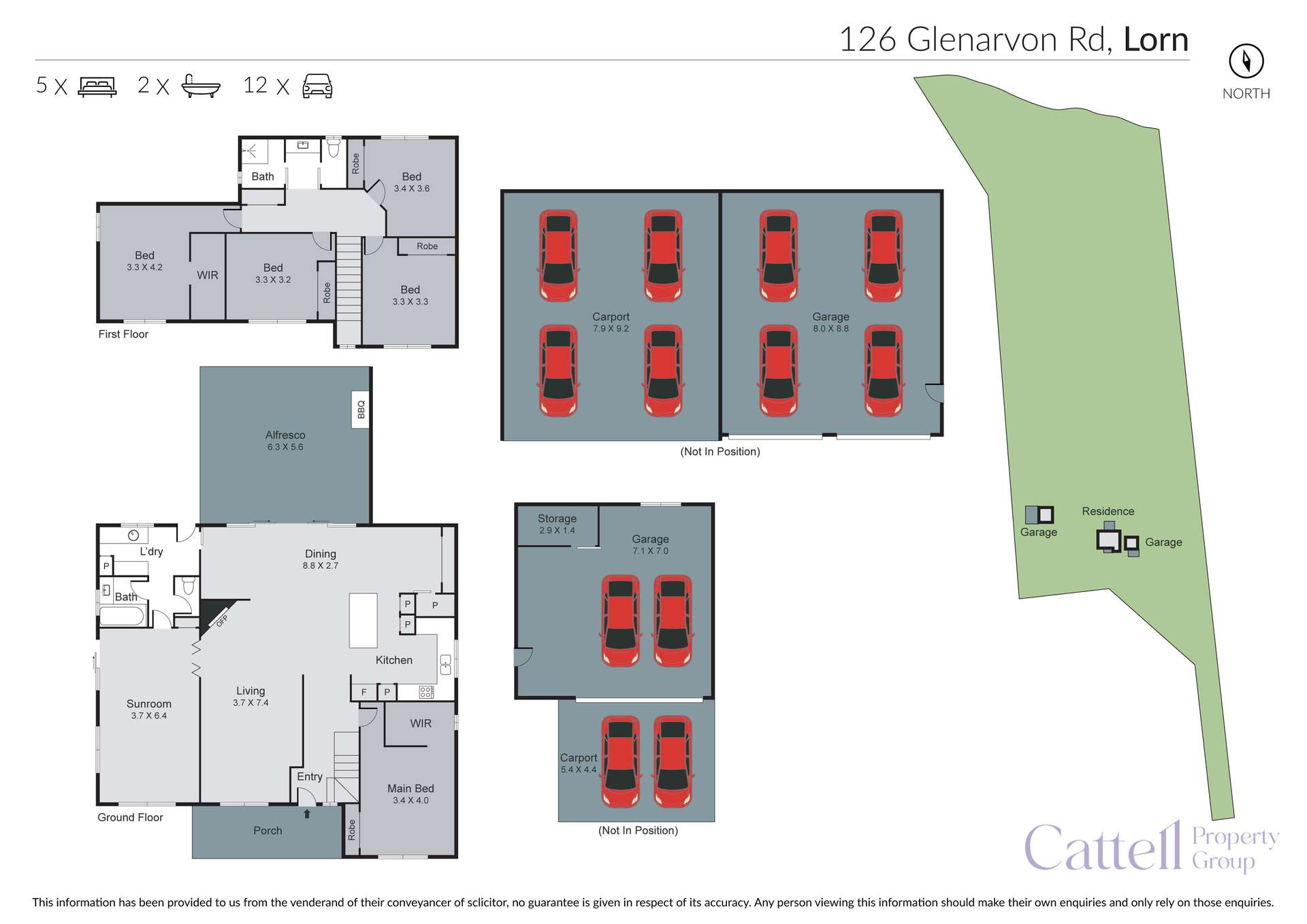 126 Glenarvon Road, Lorn Sold by Farmbuy.com - floorplan 1