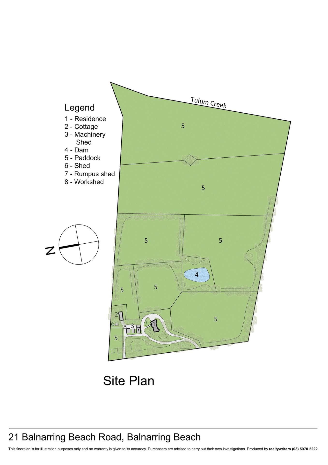 21 Balnarring Beach Road, Balnarring For Sale by Farmbuy.com - floorplan 1