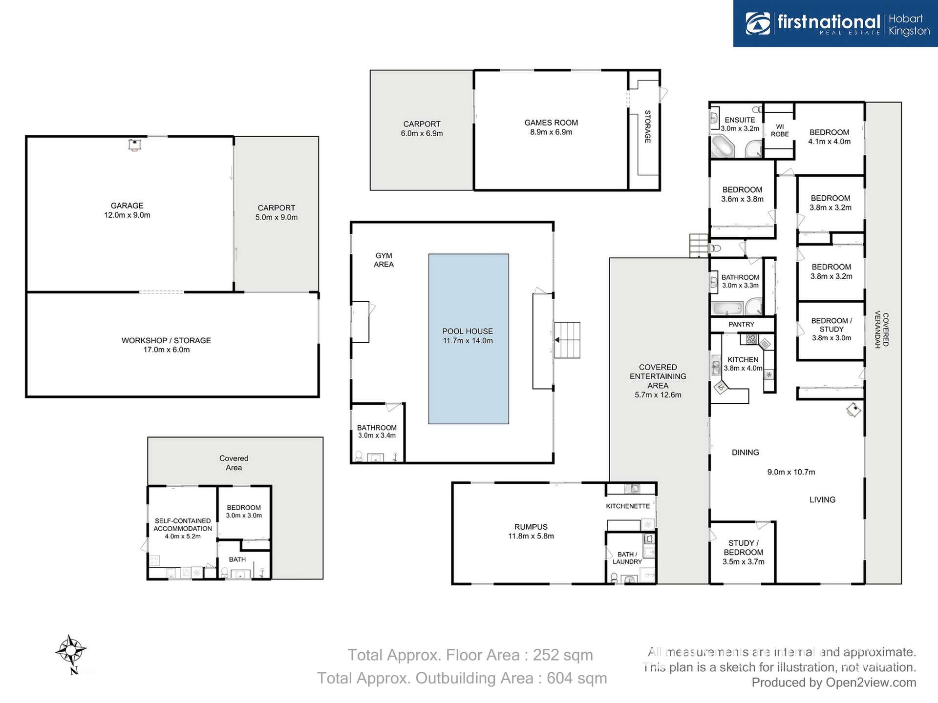 30 Cajun Court, Huonville Sold by Farmbuy.com - floorplan 1