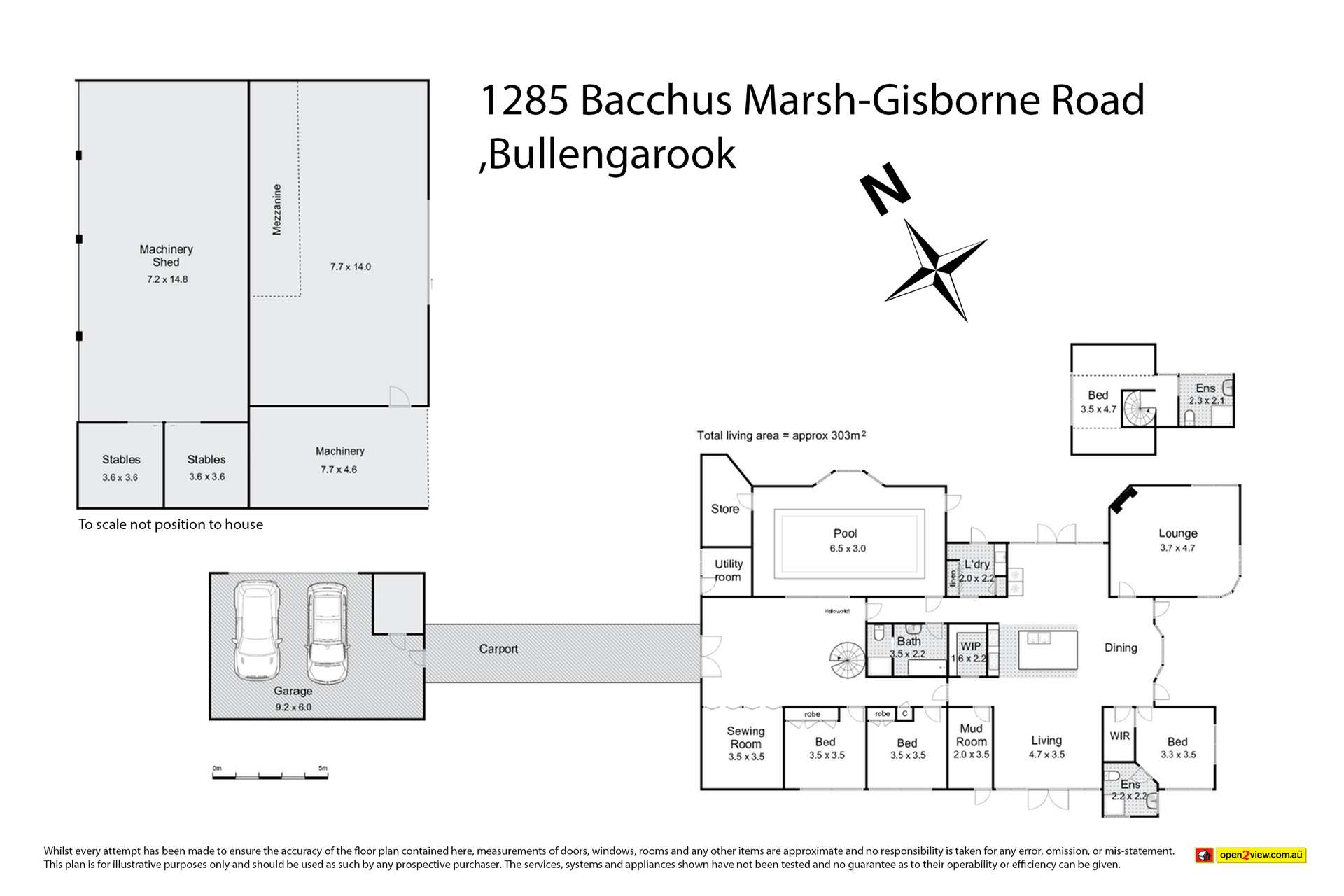 1285 Bacchus Marsh Road, Bullengarook For Sale by Farmbuy.com - floorplan 1