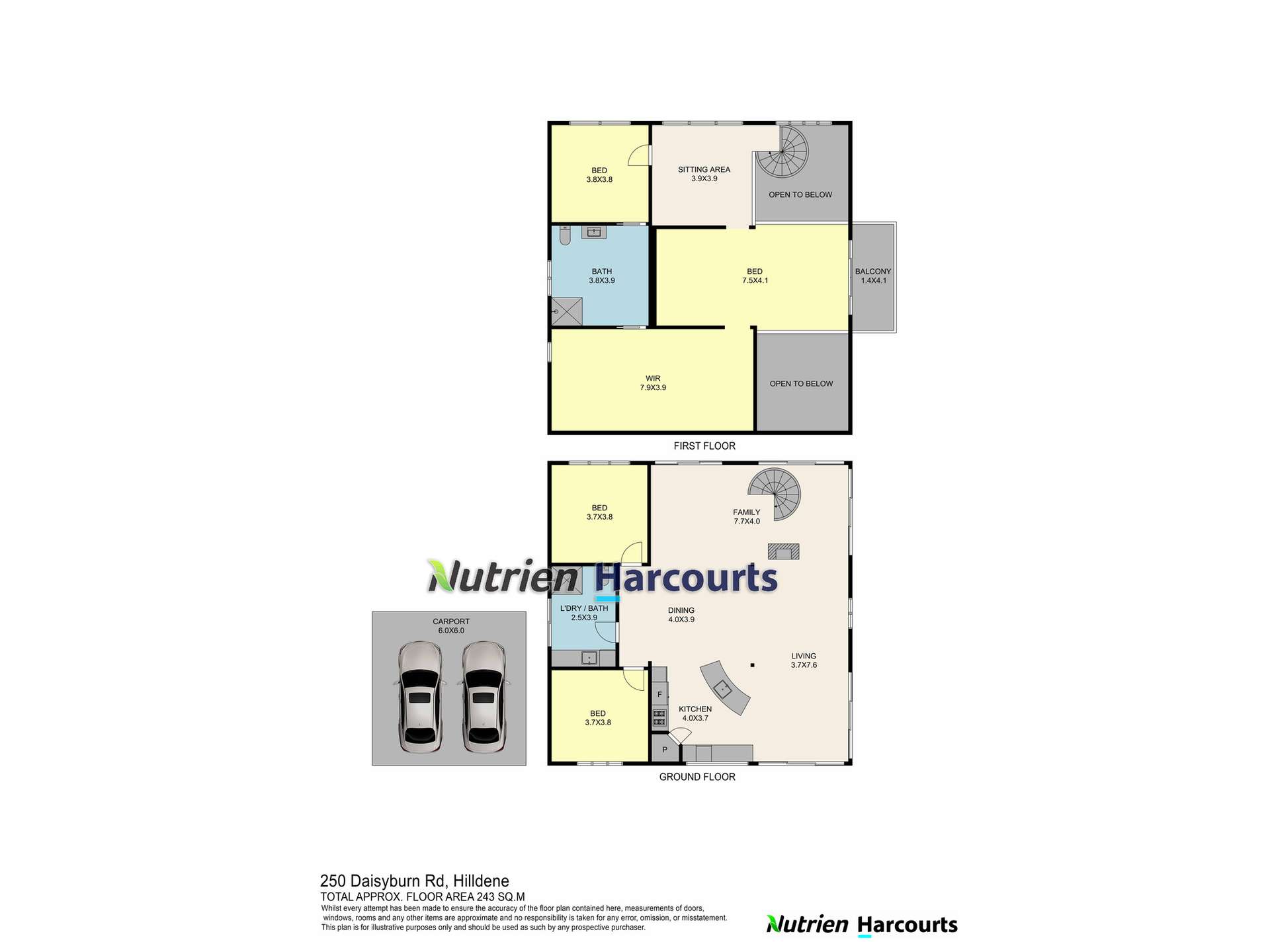 250 Daisyburn Road, Hilldene For Sale by Farmbuy.com - floorplan 1