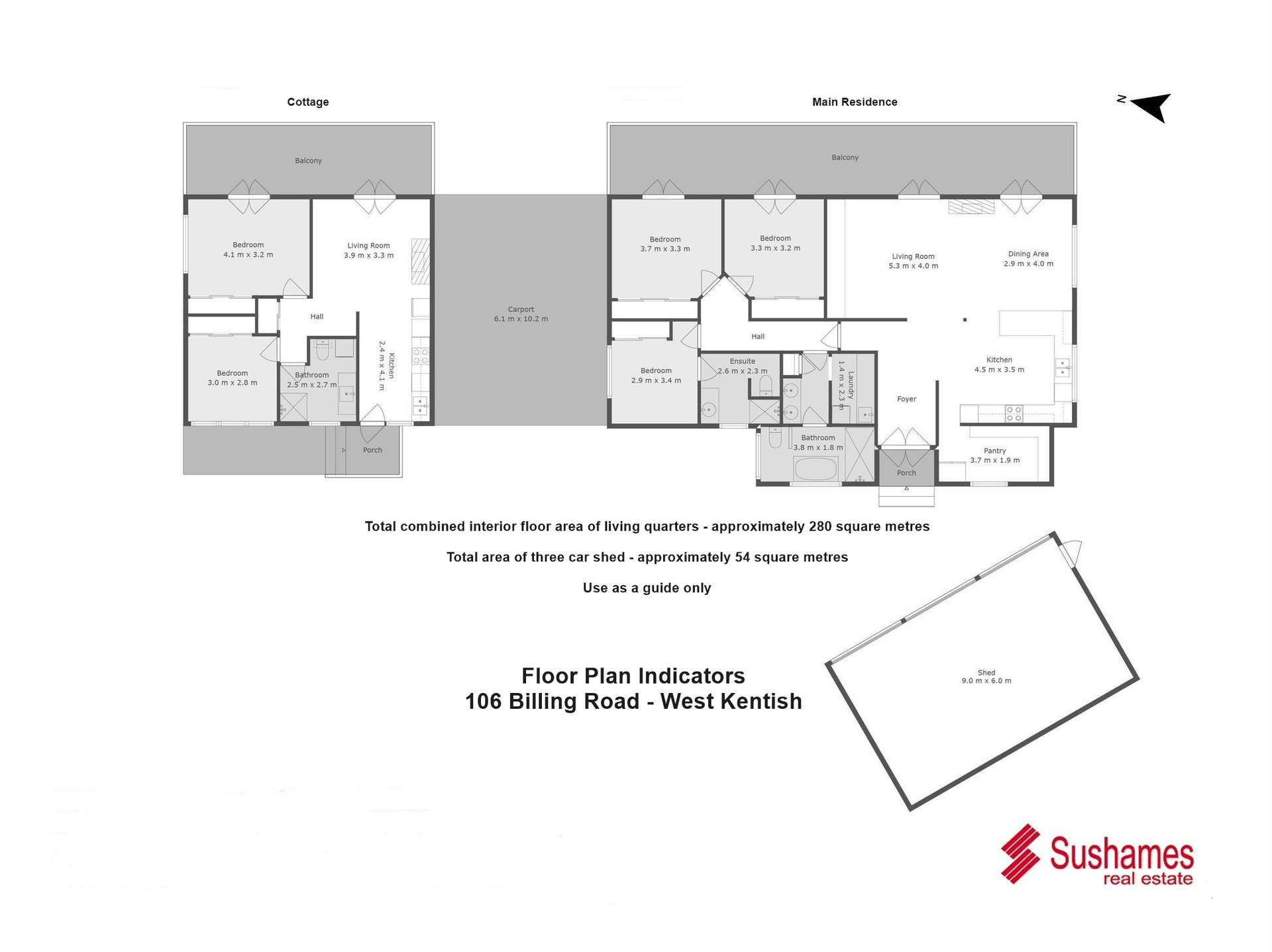 106 Billing Road, West Kentish Sold by Farmbuy.com - floorplan 1