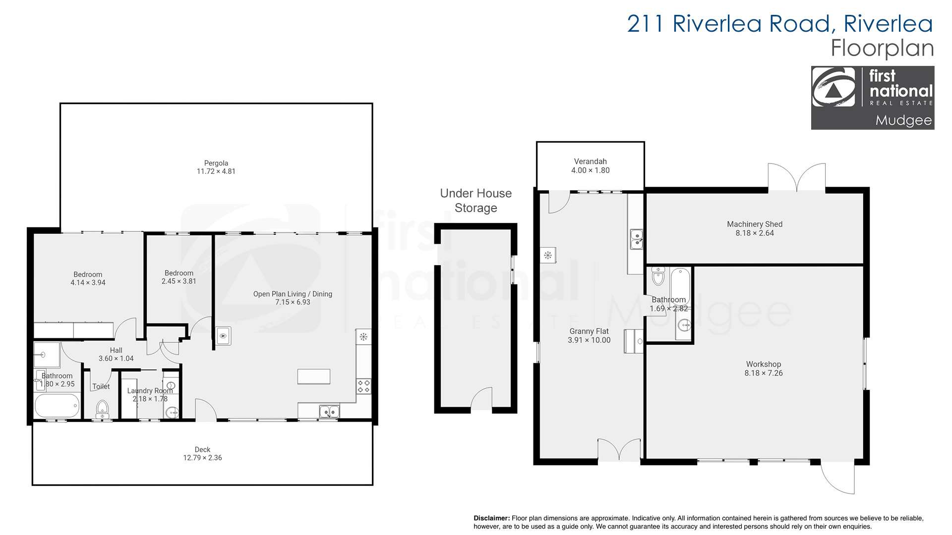 211 Riverlea Road (Riverlea), Mudgee Sold by Farmbuy.com - floorplan 1