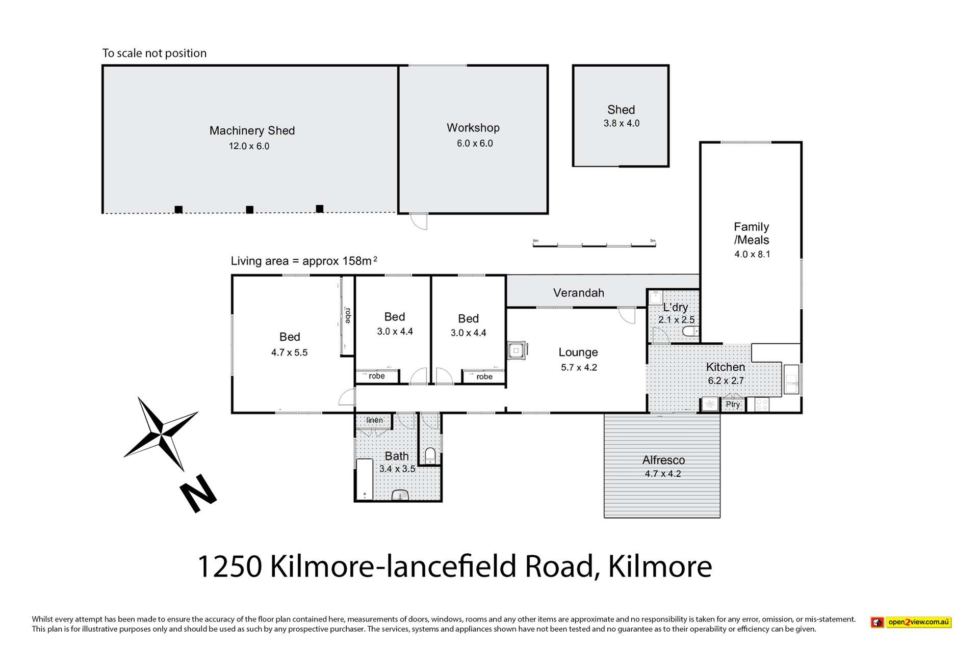 1250 Kilmore-Lancefield Road, Springfield Sold by Farmbuy.com - floorplan 1