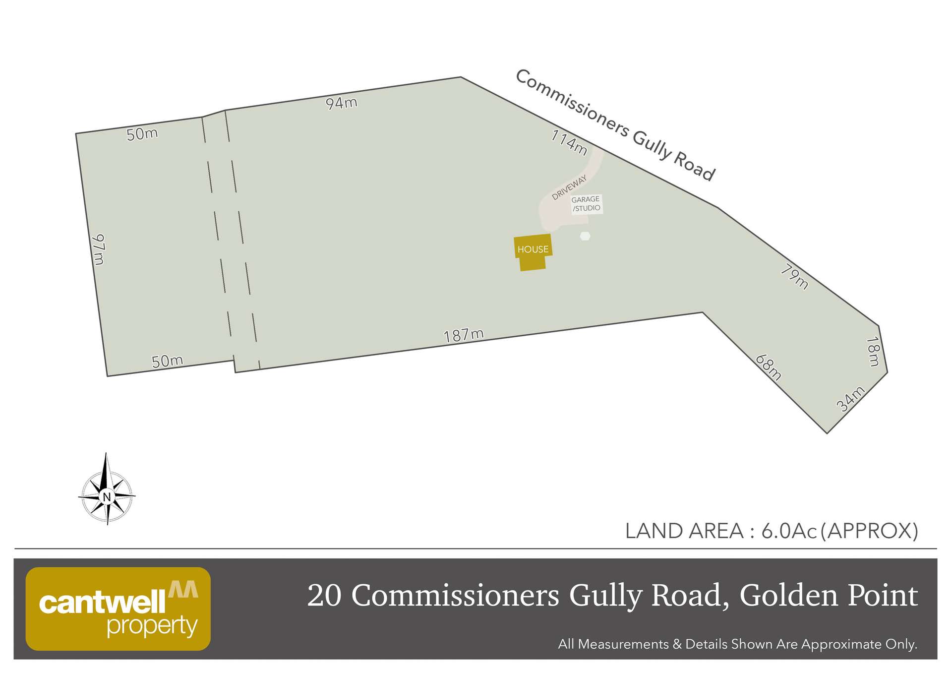 20 Commissioners Gully Road, Chewton Sold by Farmbuy.com - floorplan 2