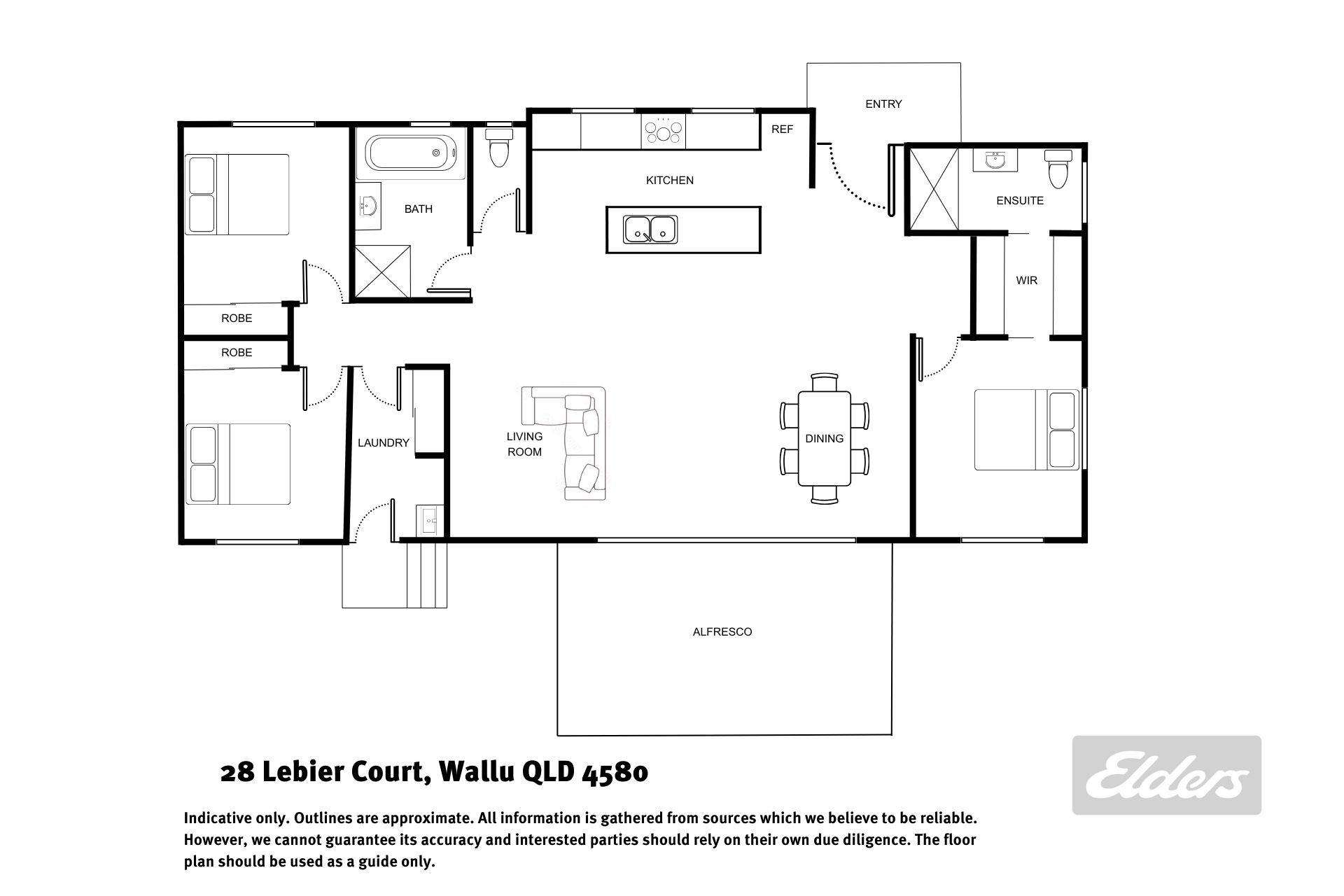 28 Lebier Court, Wallu Sold by Farmbuy.com - floorplan 1