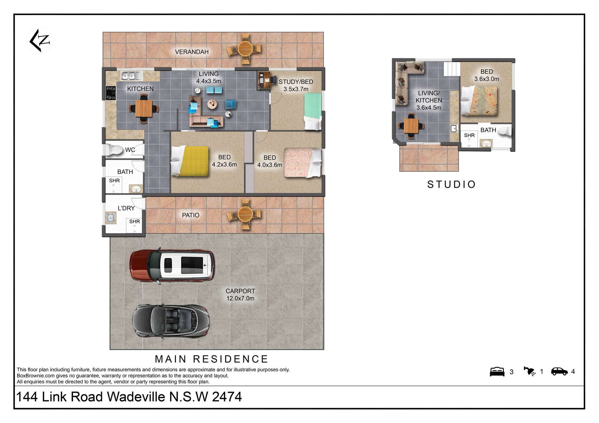 144 Link Road, Wadeville For Sale by Farmbuy.com - floorplan 1