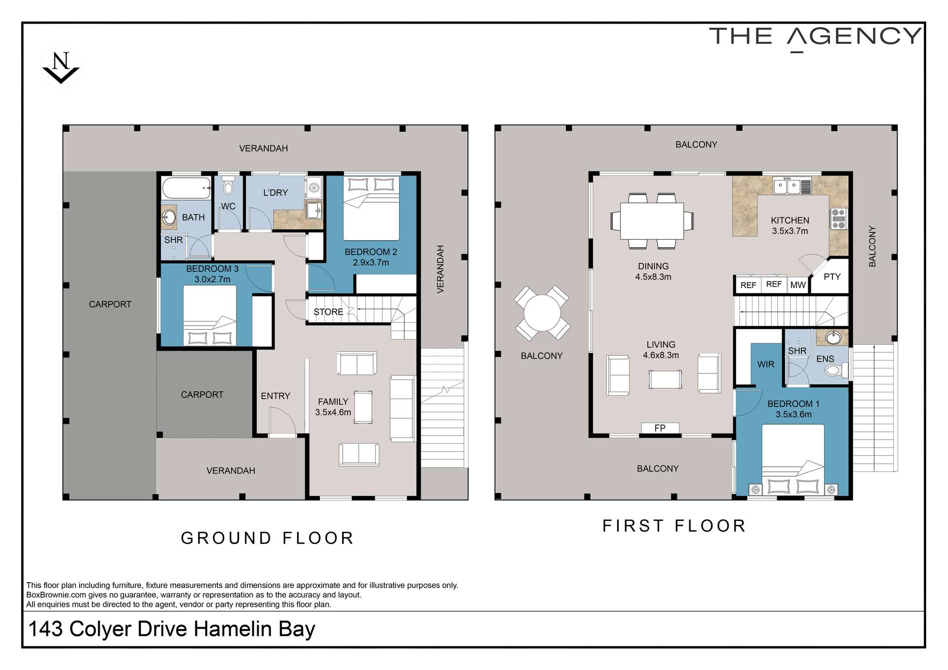 143 Colyer Drive, Hamelin Bay Sold by Farmbuy.com - floorplan 2
