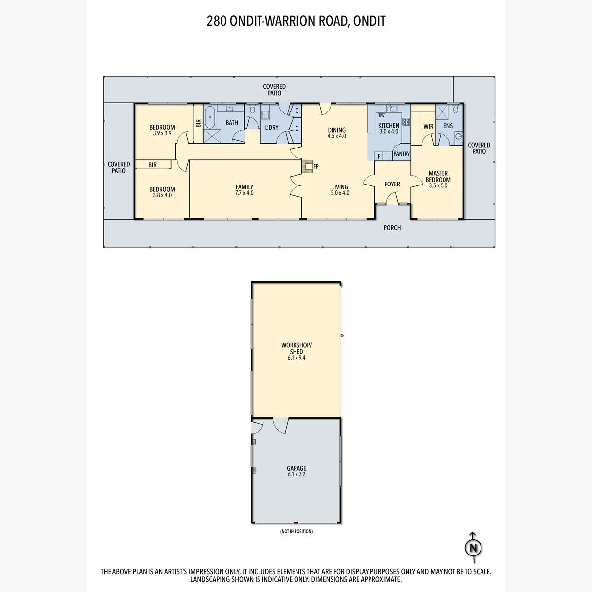 280 Ondit-Warrion Road, Ondit For Sale by Farmbuy.com - floorplan 1