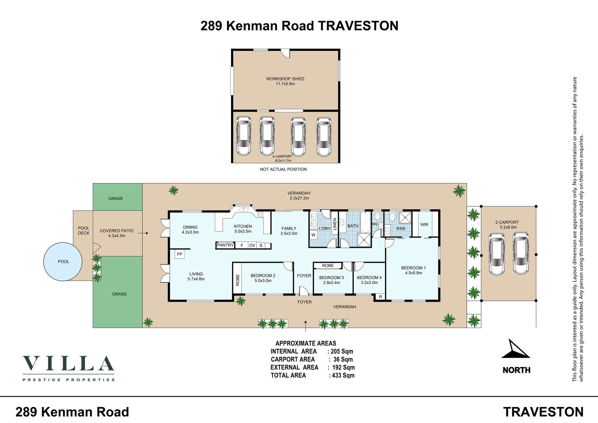 289 Kenman Road, Traveston Sold by Farmbuy.com - floorplan 1