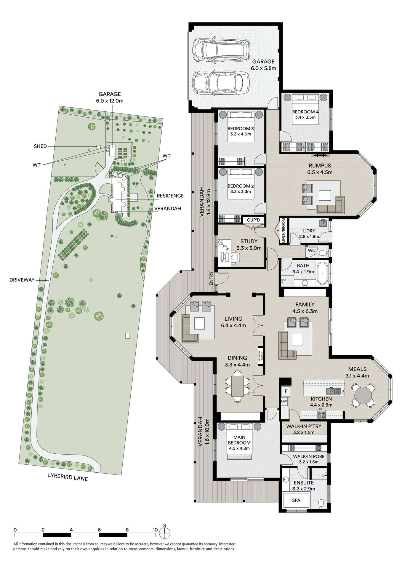 34 Lyrebird Lane, Miners Rest Sold by Farmbuy.com - floorplan 1
