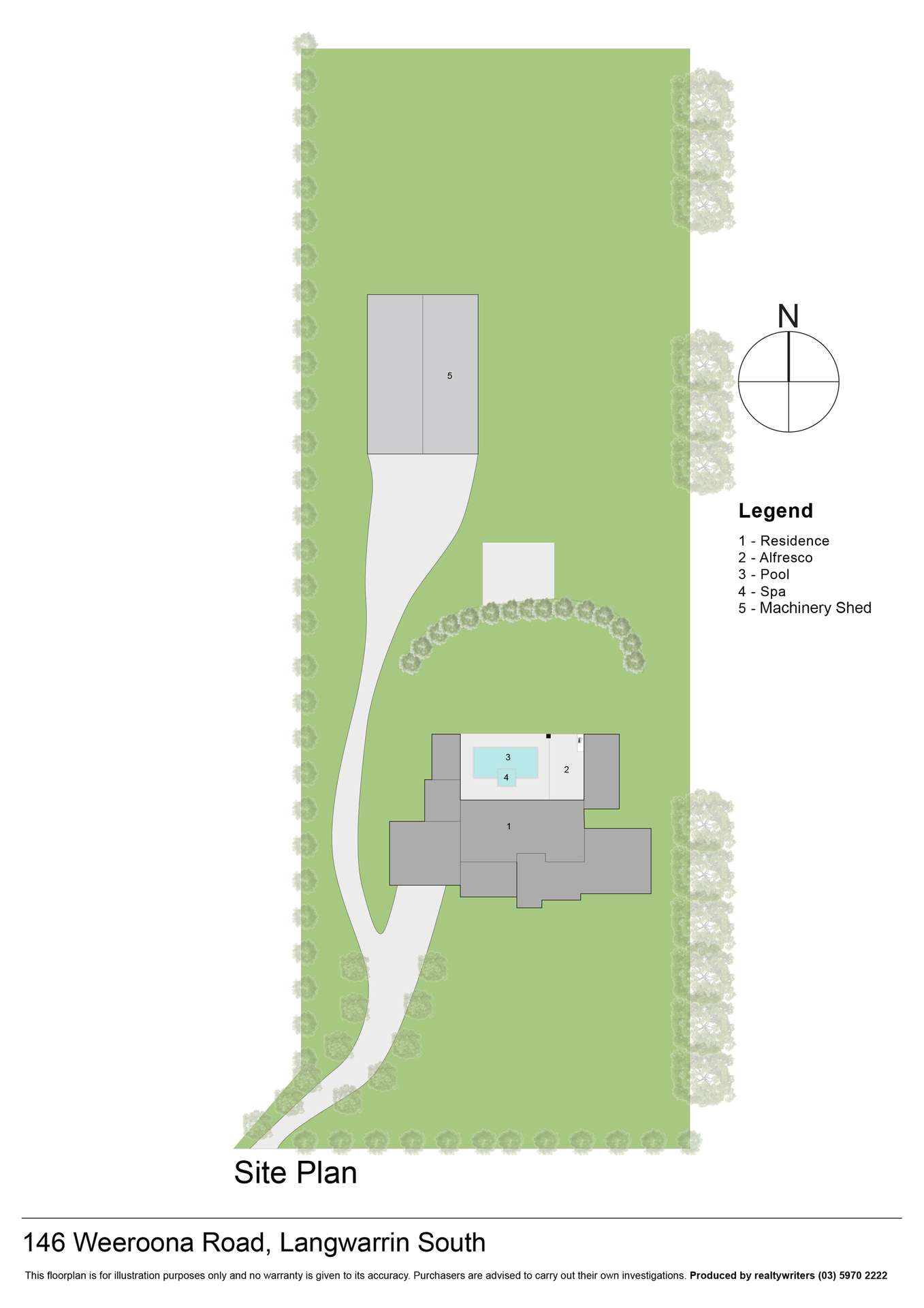 146 Weeroona Road, Langwarrin South Sold by Farmbuy.com - floorplan 2