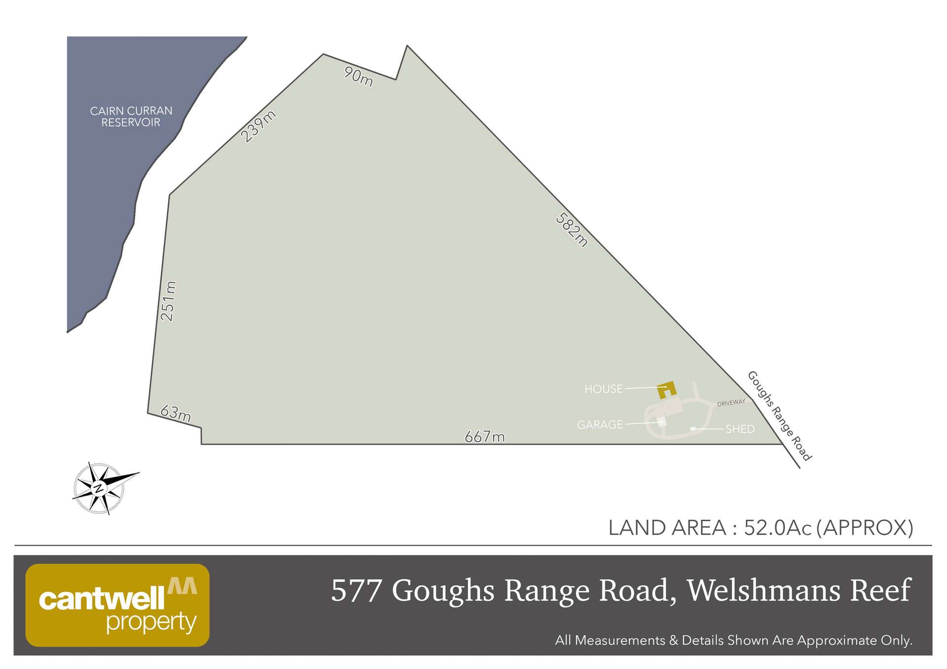 577 Goughs Range Road, Welshmans Reef Sold by Farmbuy.com - floorplan 2