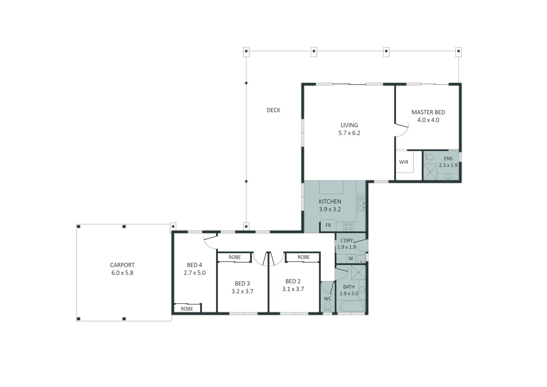32 Hilda Court, Bonnie Doon For Sale by Farmbuy.com - floorplan 1